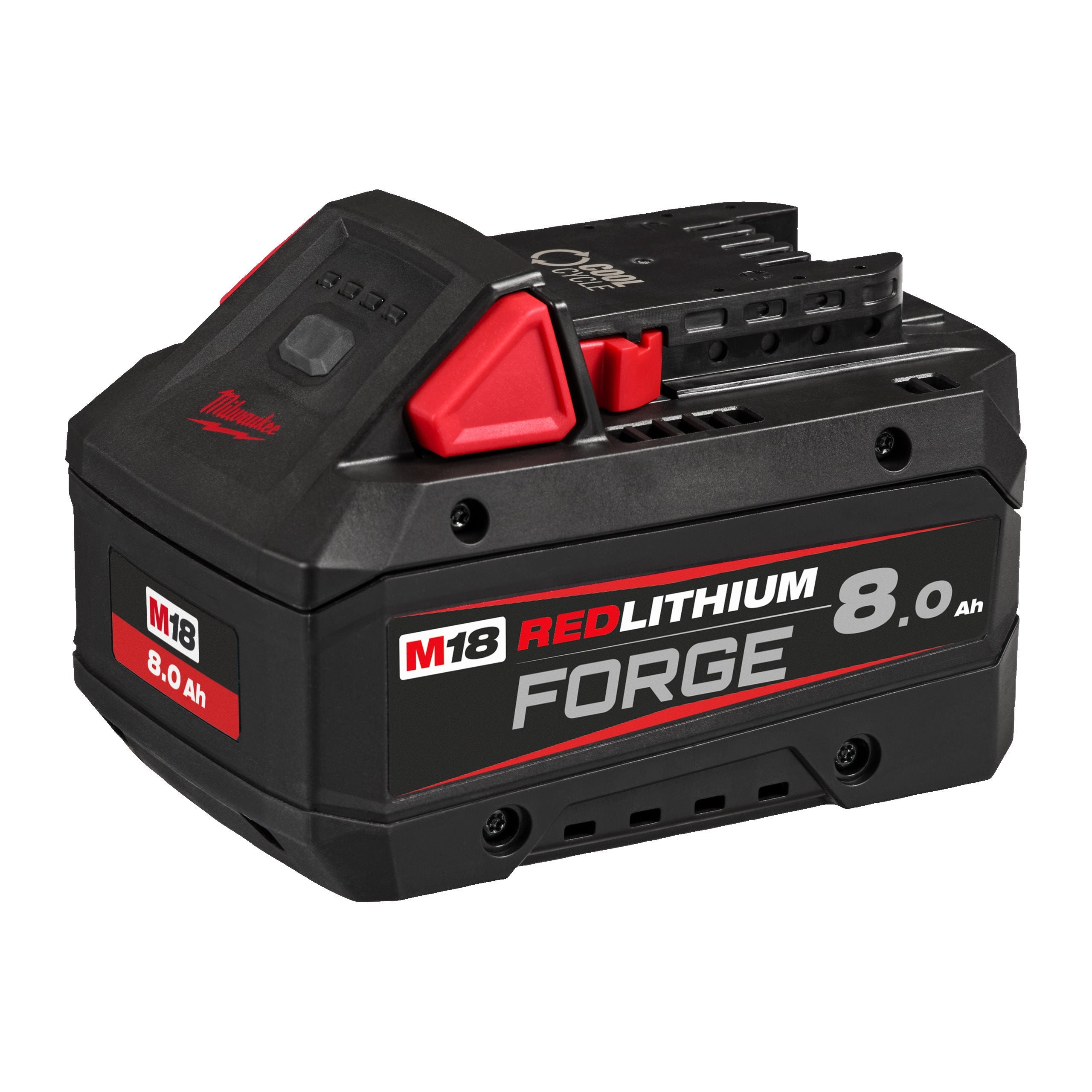 Milwaukee M18 FHET60G2-802 Akku-Heckenschere (mit 2x M18 FB8 FORGE Akku 8 Ah, M12-18 FC Ladegerät)
