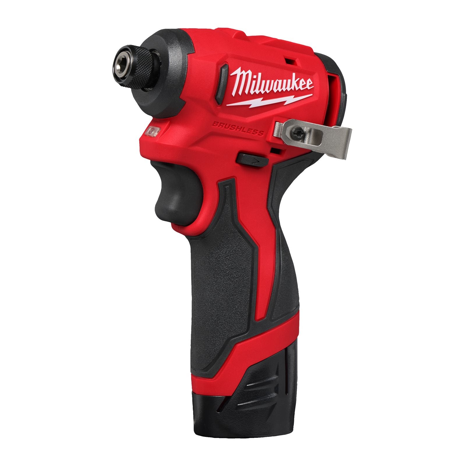 Milwaukee M12 BLIDRC-202C Akku-Schlagschrauber (1/4"-HEX-Aufnahme, 124 Nm, 2x 2,0 Ah Akku, im Koffer)
