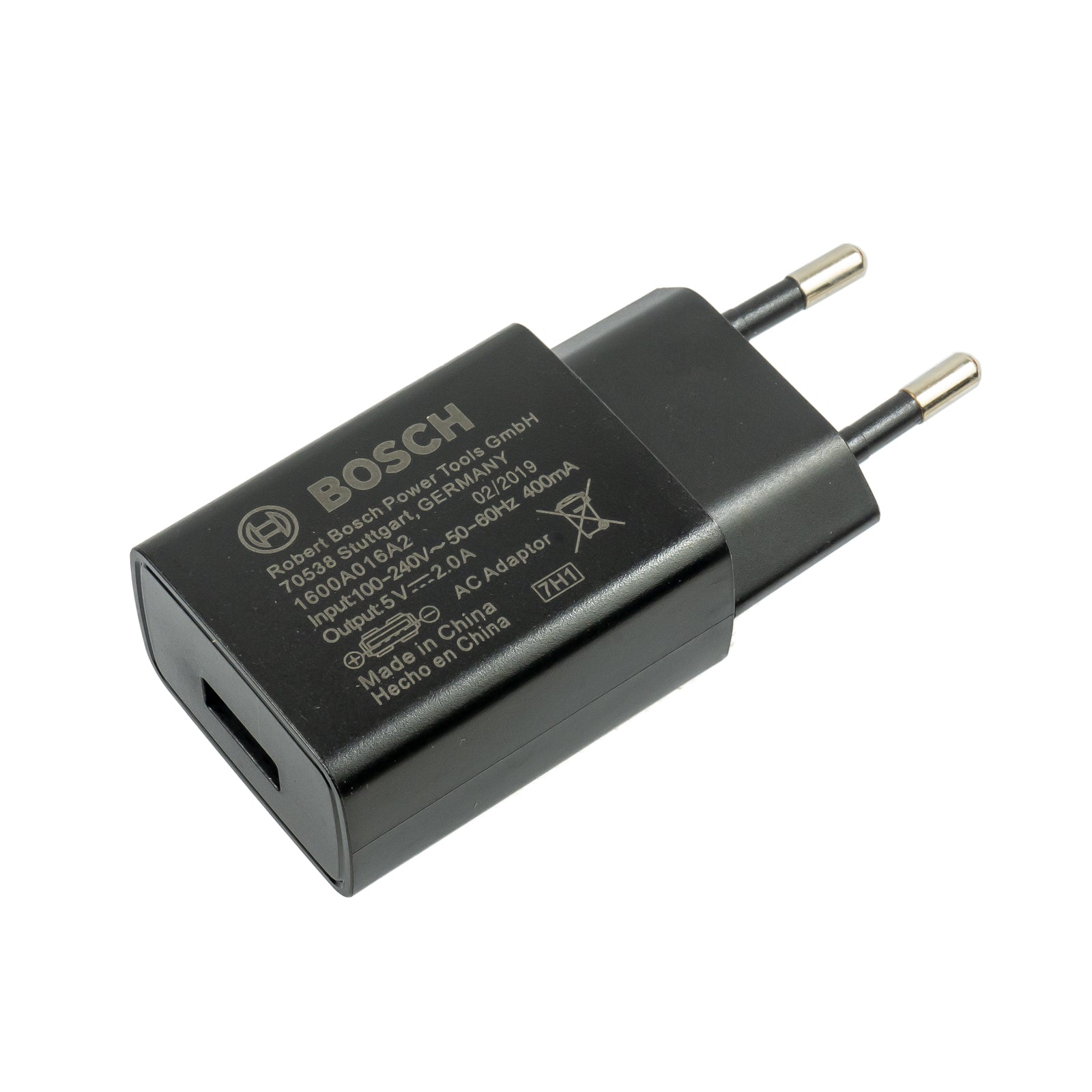Bosch USB Adapter Ladegerät 5V / 2A für EasyPump (Ersatzteil Luftpumpe)