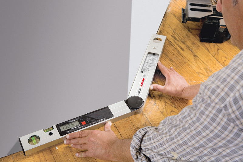 Bosch Winkelmesser GAM 220 MF (Schenkellänge: 40 cm, Messbereich: 0° - 220°, Ermittlung von Gehrungswinkeln)