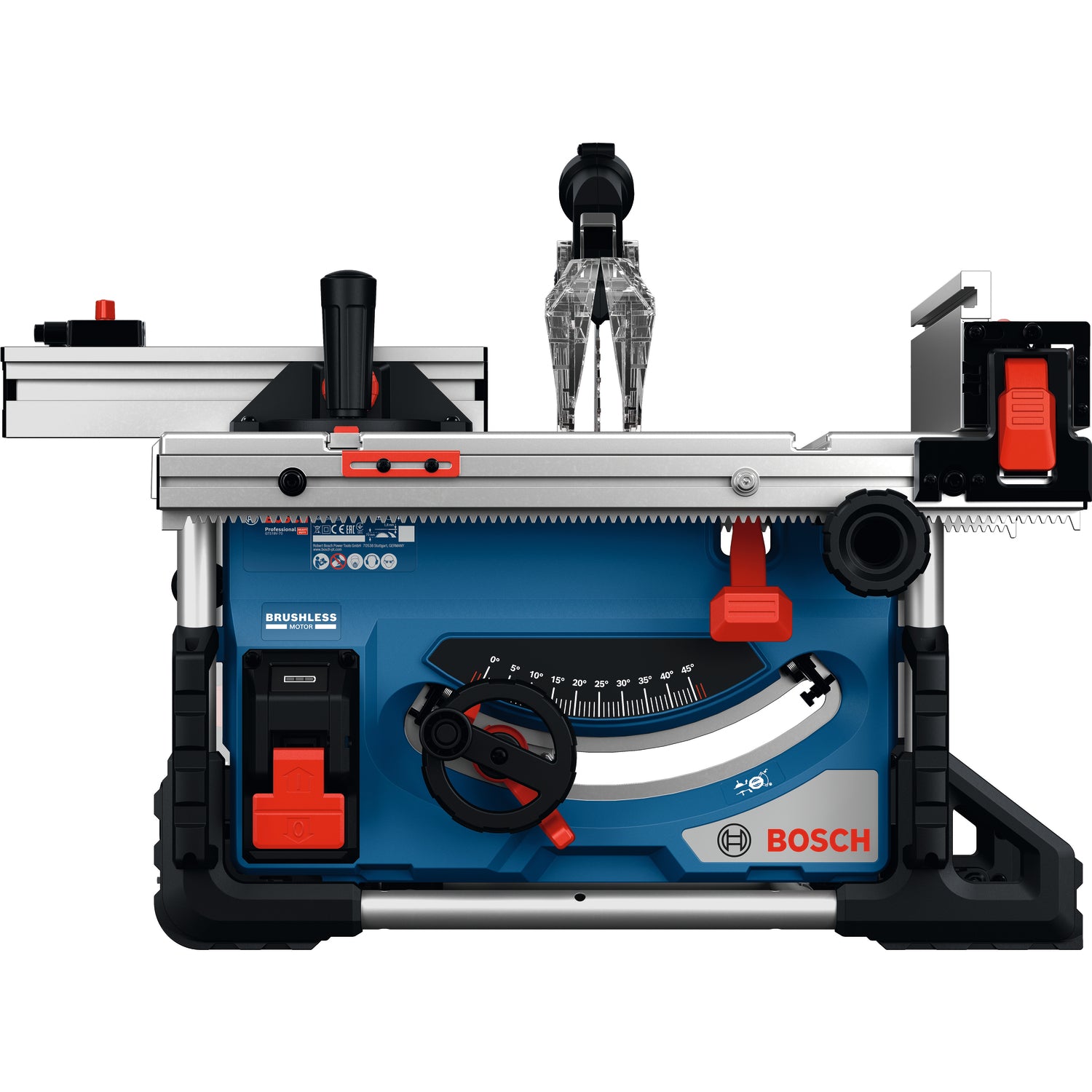 Bosch Akku-Tischsäge GTS 18V-70 (Schnitthöhe 90°: 70 mm, Sägeblatt-Ø 216 mm, Solo, inkl. Sägeblatt und Standard Zubehör)