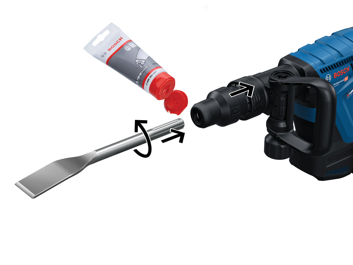 Bosch Akku-Schlaghammer GSH 18V-5 (Solo in XL-BOXX, SDS max Abbruchhammer, 8,5 J Schlagenergie)