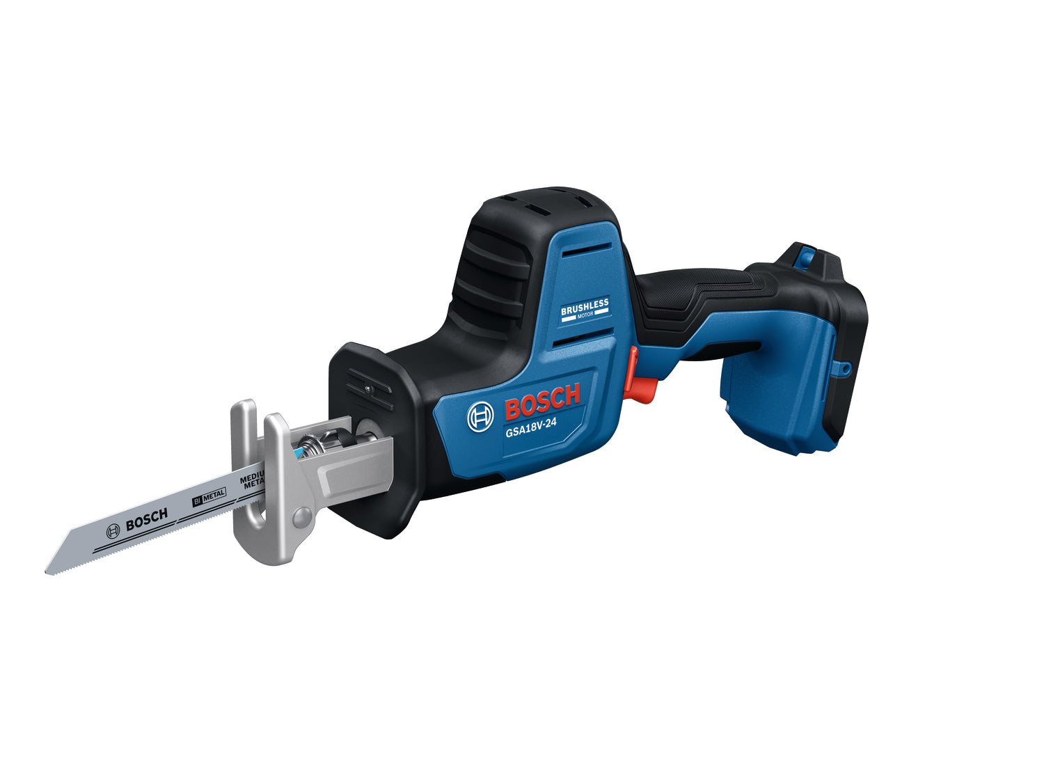 Bosch Akku-Säbelsäge GSA 18V-24 (Schnitttiefe Holz: 230 mm, Solo, inkl. 2 Säbelsägeblätter in L-BOXX 136)