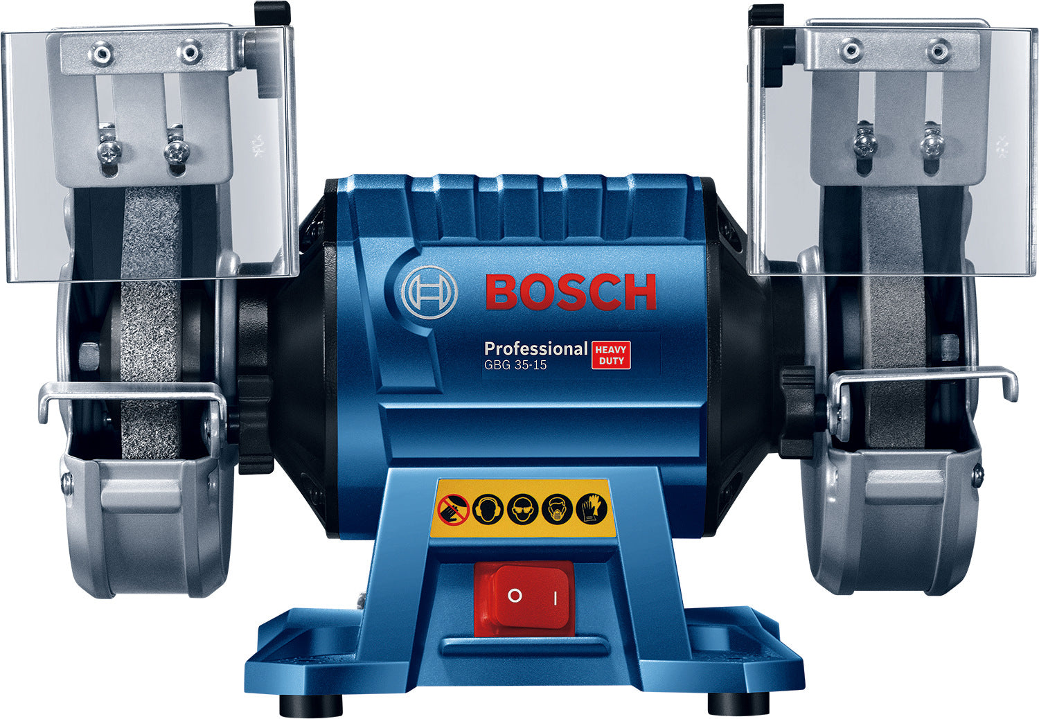 Bosch Doppelschleifmaschine GBG 35-15 (Schleifscheiben-Ø: 150 mm, 350 W, inkl. 2 Schleifscheiben G24 / G60)