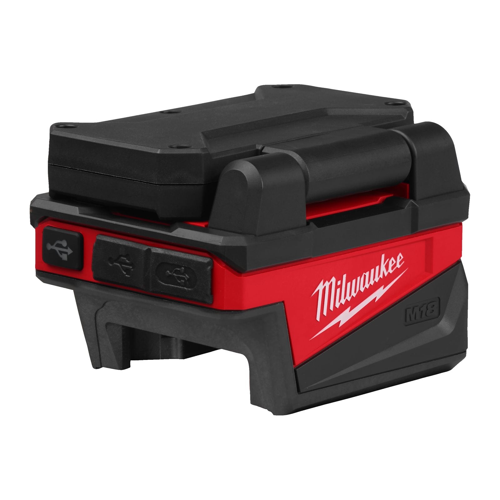 Milwaukee M18 ALIS-0 Akku-Bauleuchte (1000 Lumen, 300° horizontale & 180° vertikale Beweglichkeit, bis zu 110 h Laufzeit, ohne Akku)