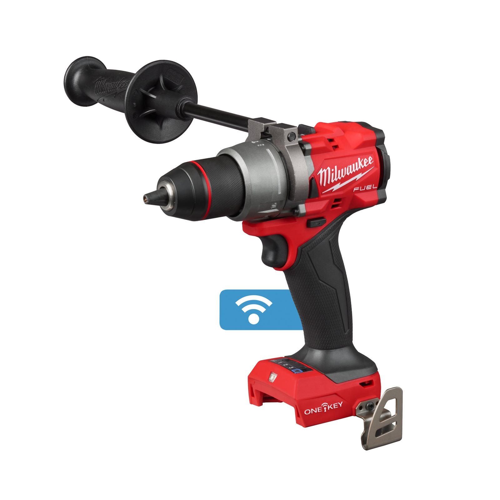 Milwaukee M18 ONEPD3-0X Akku-Schlagbohrschrauber (Drehmoment: 158 Nm, Bohrfutter: 13 mm, ONE-KEY, ohne Akku in HD Box)