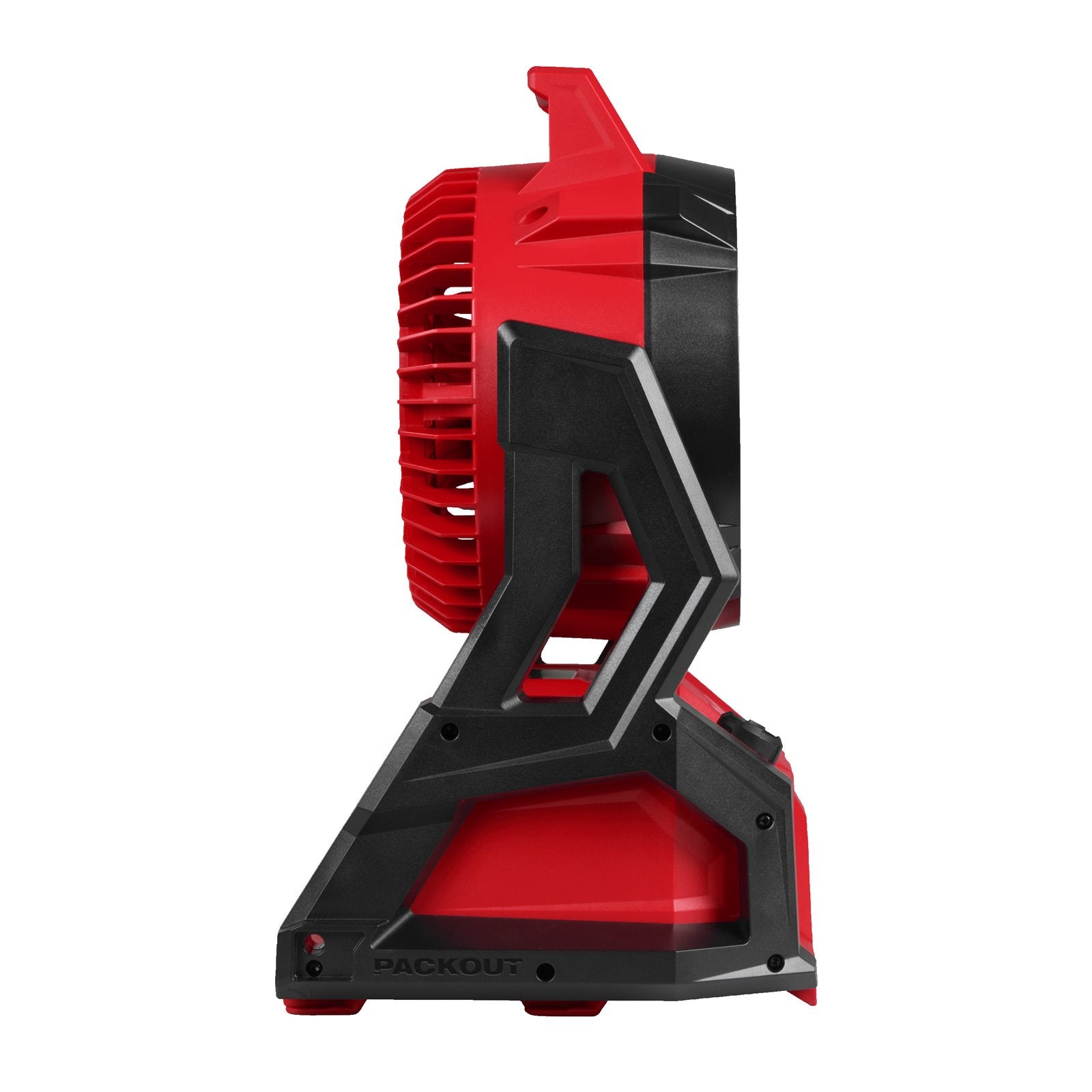 Milwaukee M18 AFG2-0 Akku-Hybrid-Ventilator (Luftstrom: 1.444 m³/h, Kabel & Akku kompatibel, PACKOUT, ohne Akku)