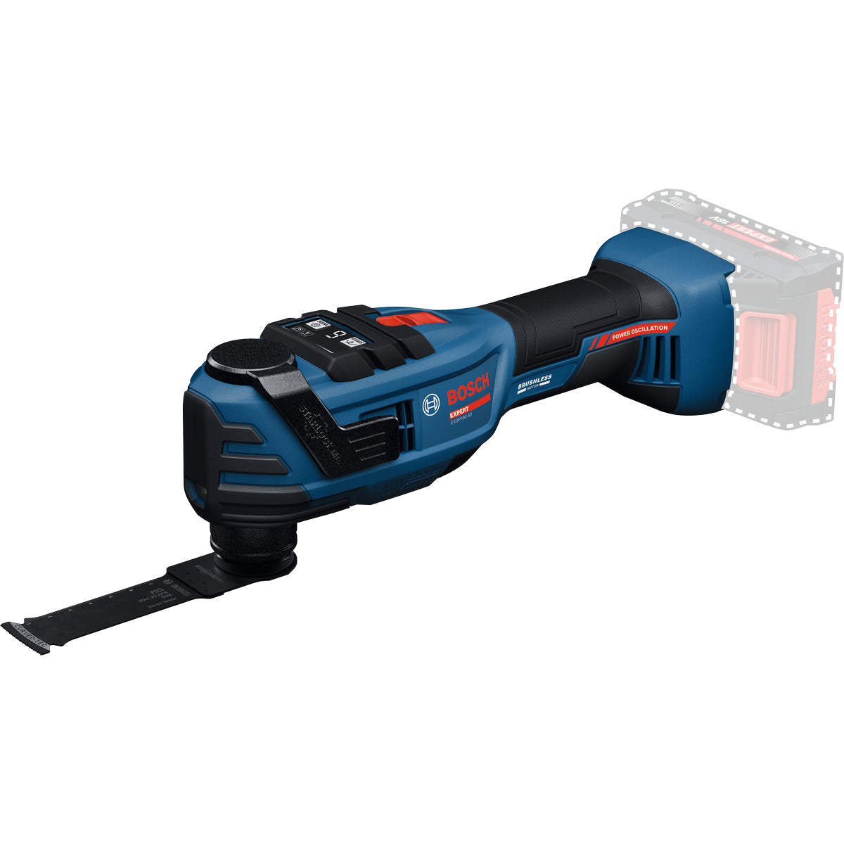 Bosch EXPERT Akku-Multi-Cutter EXOP18V-40 (Aufnahme: Starlock, Starlock Plus, Starlock Max, Snap-in, ohne Akku in L-BOXX 136)