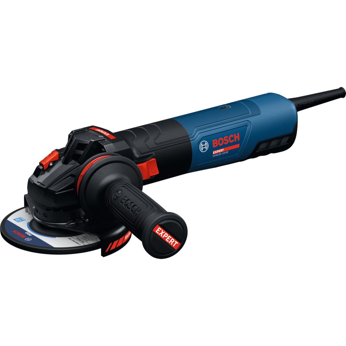 Bosch EXPERT Winkelschleifer EXWS20-125SB (Scheiben-Ø: 125 mm, 2000 W, Drehzahl: 2800-10500 U/min)