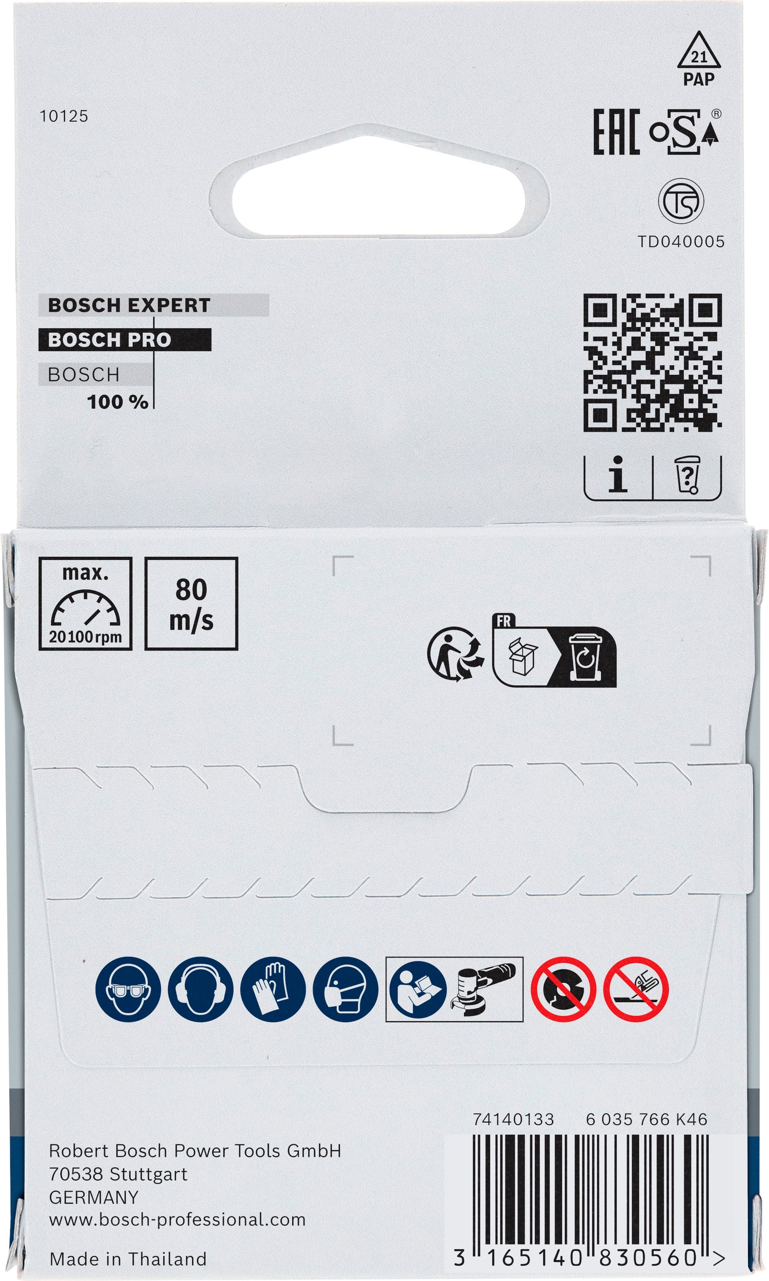Bosch PRO Trennscheibe Ø 76 x 1 x 10 mm für Stahl, Edelstahl (5er-Pack, Stainless Steel and Metal)