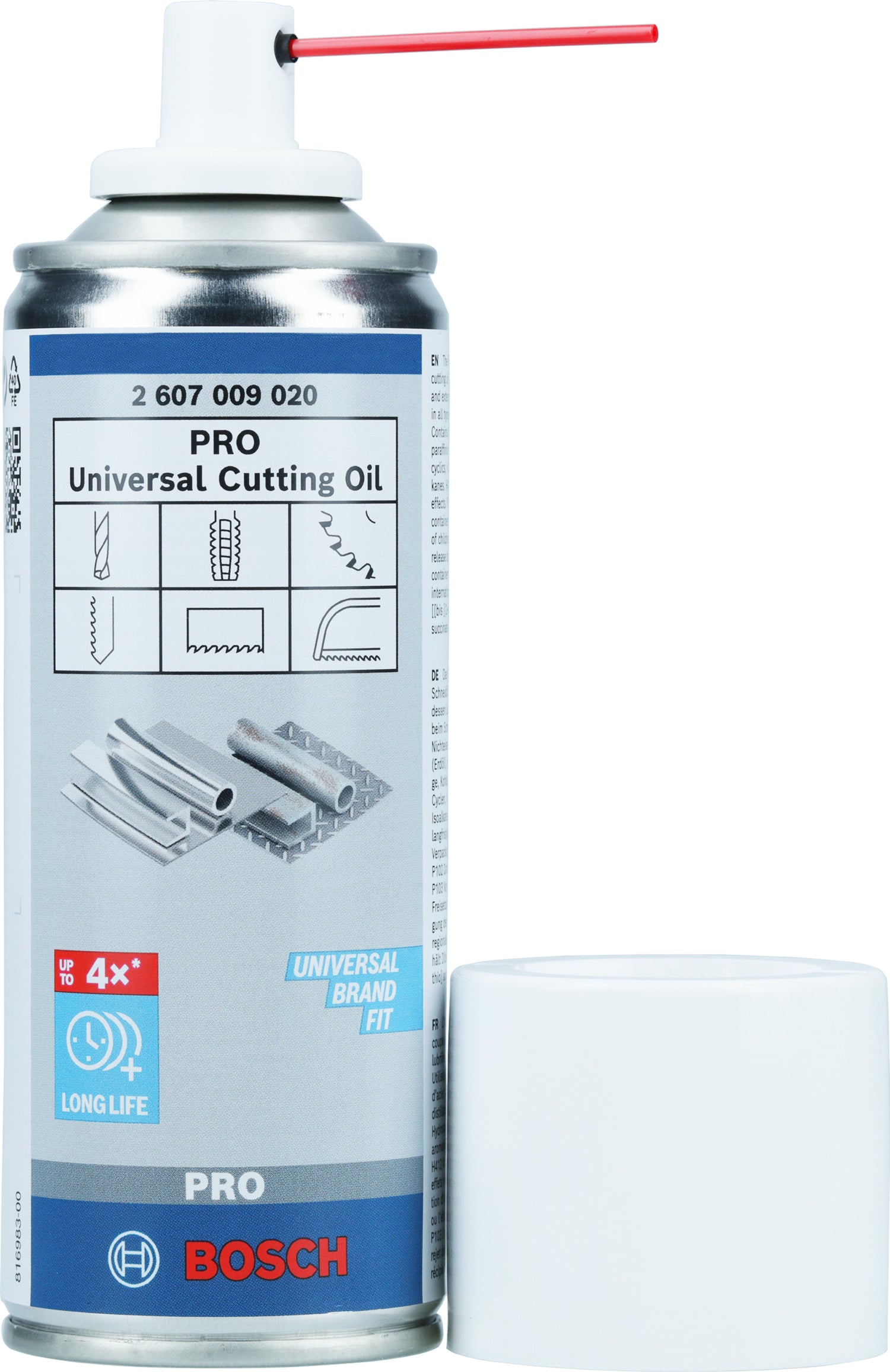 Bosch PRO Universalschneideöl 250 ml (Zum Schmieren von Zubehör in Metallanwendungen)