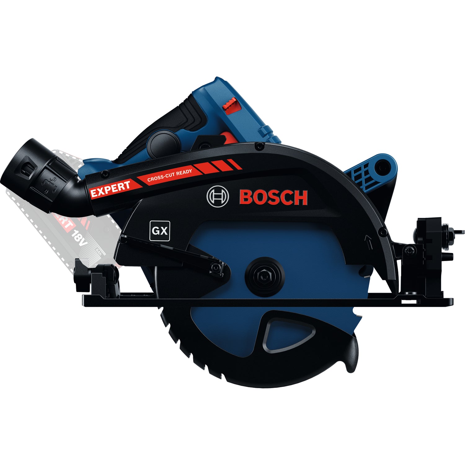 Bosch EXPERT Akku-Kreissäge EXKS18V-68GX (Sägeblatt-Ø: 190 mm, Drehzahl: 2.500 - 5.000 U/min, ohne Akku in L-BOXX 238)