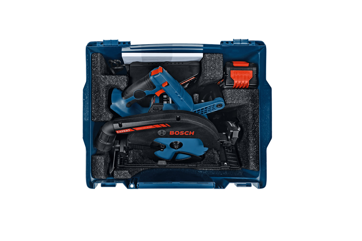 Bosch EXPERT Akku-Kreissäge EXKS18V-68GX (Sägeblatt-Ø: 190 mm, Drehzahl: 2.500 - 5.000 U/min, ohne Akku in L-BOXX 238)