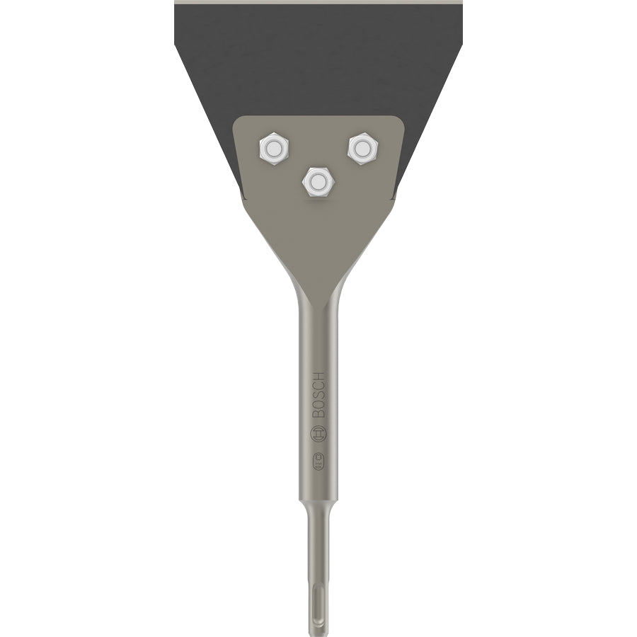 Bosch PRO SDS plus Bodenschaber 130 x 290 mm (Spachtelmeißel für schnelles Entfernen von Fliesen, Fußbodenbelag, Floor Scraper)