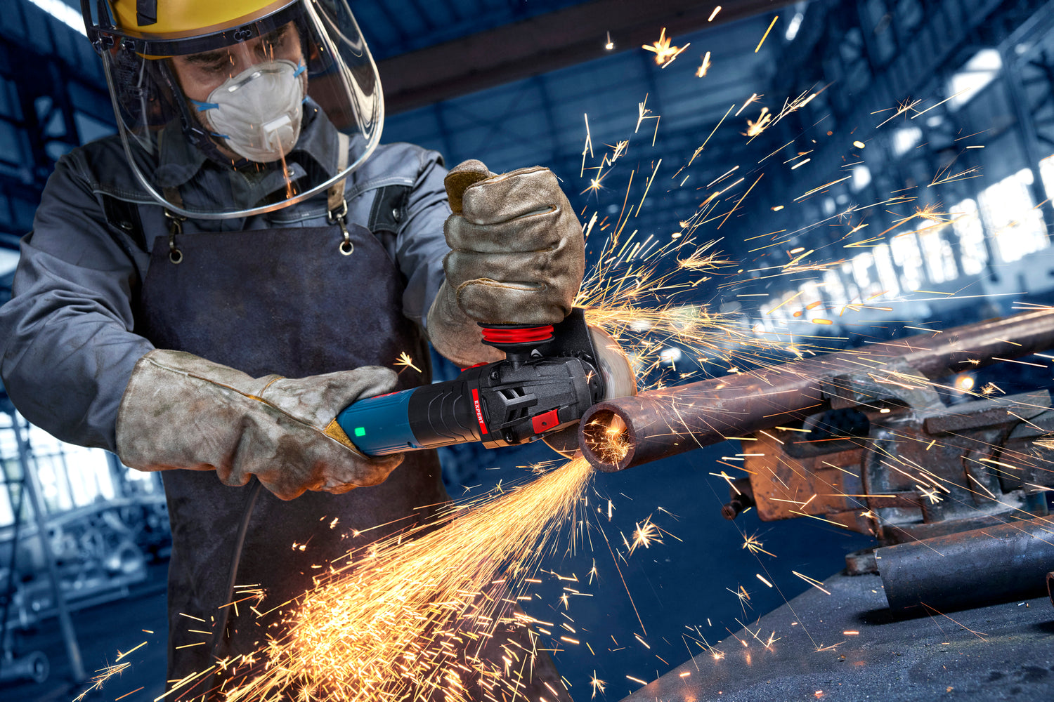 Bosch EXPERT Winkelschleifer EXWS20-125TSB (Scheiben-Ø: 125 mm, 2000 W, Drehzahl: 2400-9700 U/min)