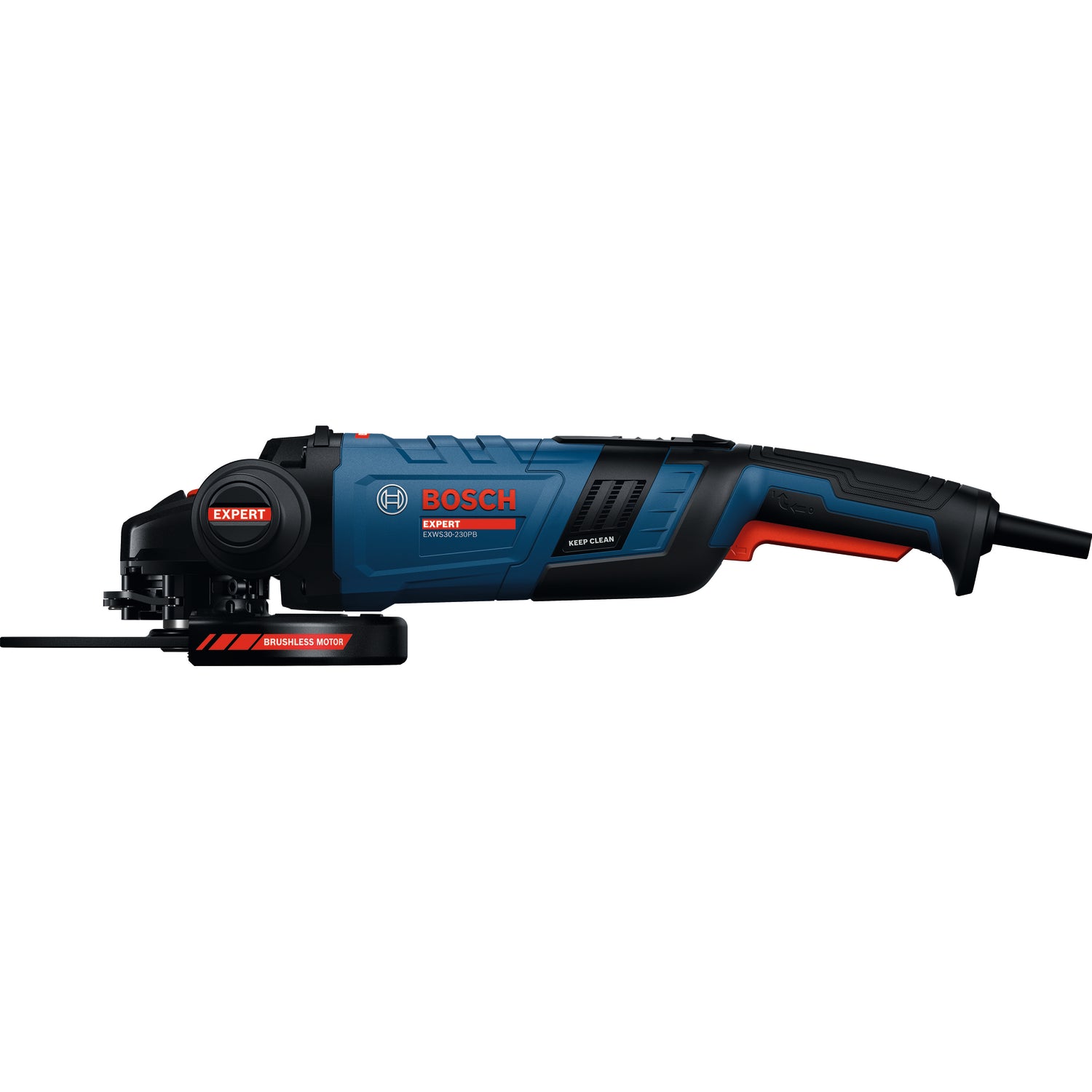 Bosch EXPERT Winkelschleifer EXWS30-230PB (Scheiben-Ø: 230 mm, PROtection-Schalter, 2800 W, Drehzahl: 6500 U/min)