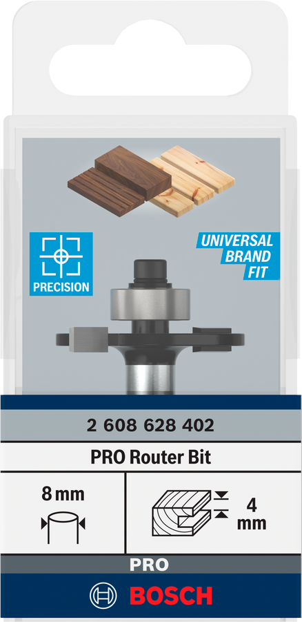 Bosch Pro Scheibennutfräser 8 mm, D1 32 mm, L 4 mm, G 51 mm