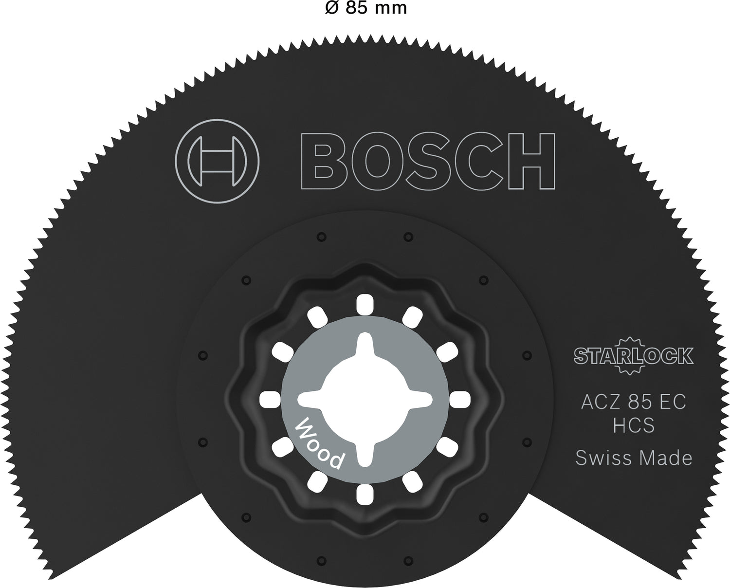 Bosch PRO Segmentsägeblatt ACZ 85 EC (Starlock, für Weichholz, 85 mm)