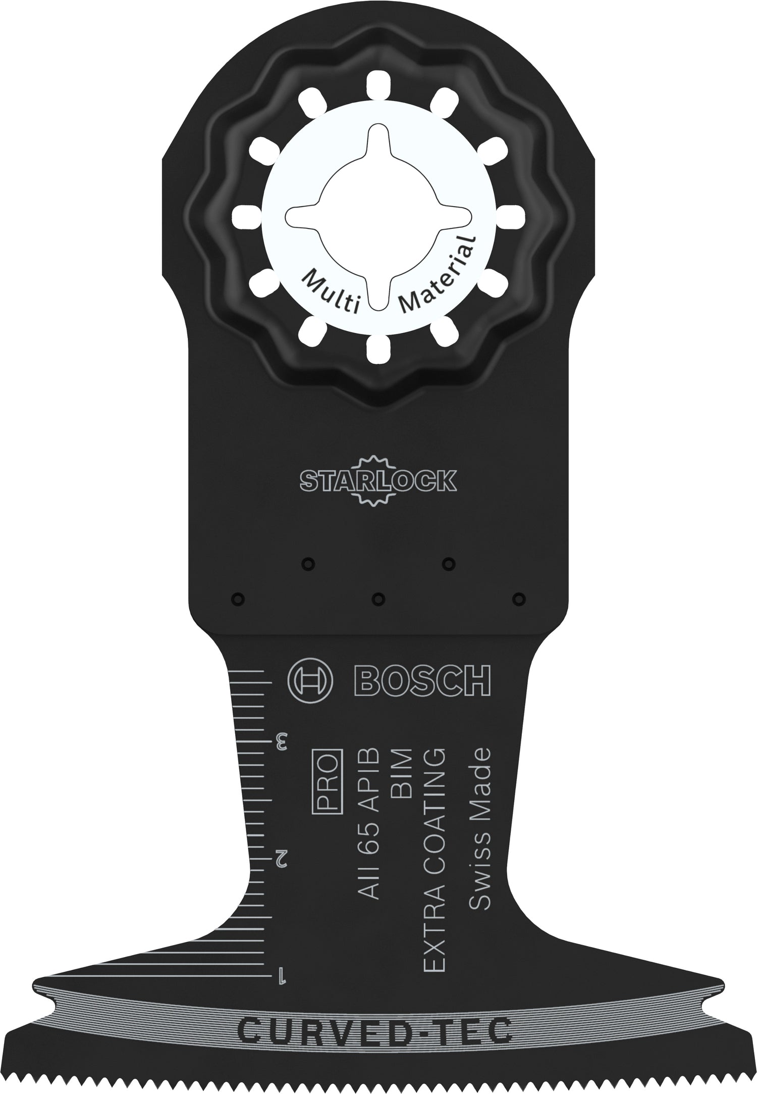Bosch PRO Tauchsägeblatt AII 65 APIB (Starlock, für Holz mit Nägel, Kunststoff, Sandwich-Metall, 65 x 40 mm)