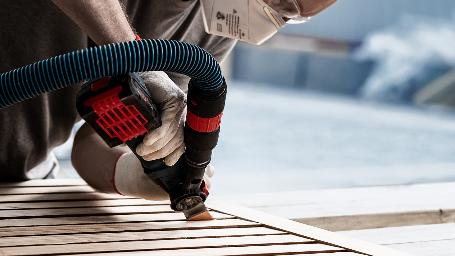 Bosch EXPERT Schleiffinger AVZ 32 RT10 (Starlock, 100er-Körnung, für Hartholz & Weichholz, 32 x 53 mm, Carbide-RIFF)