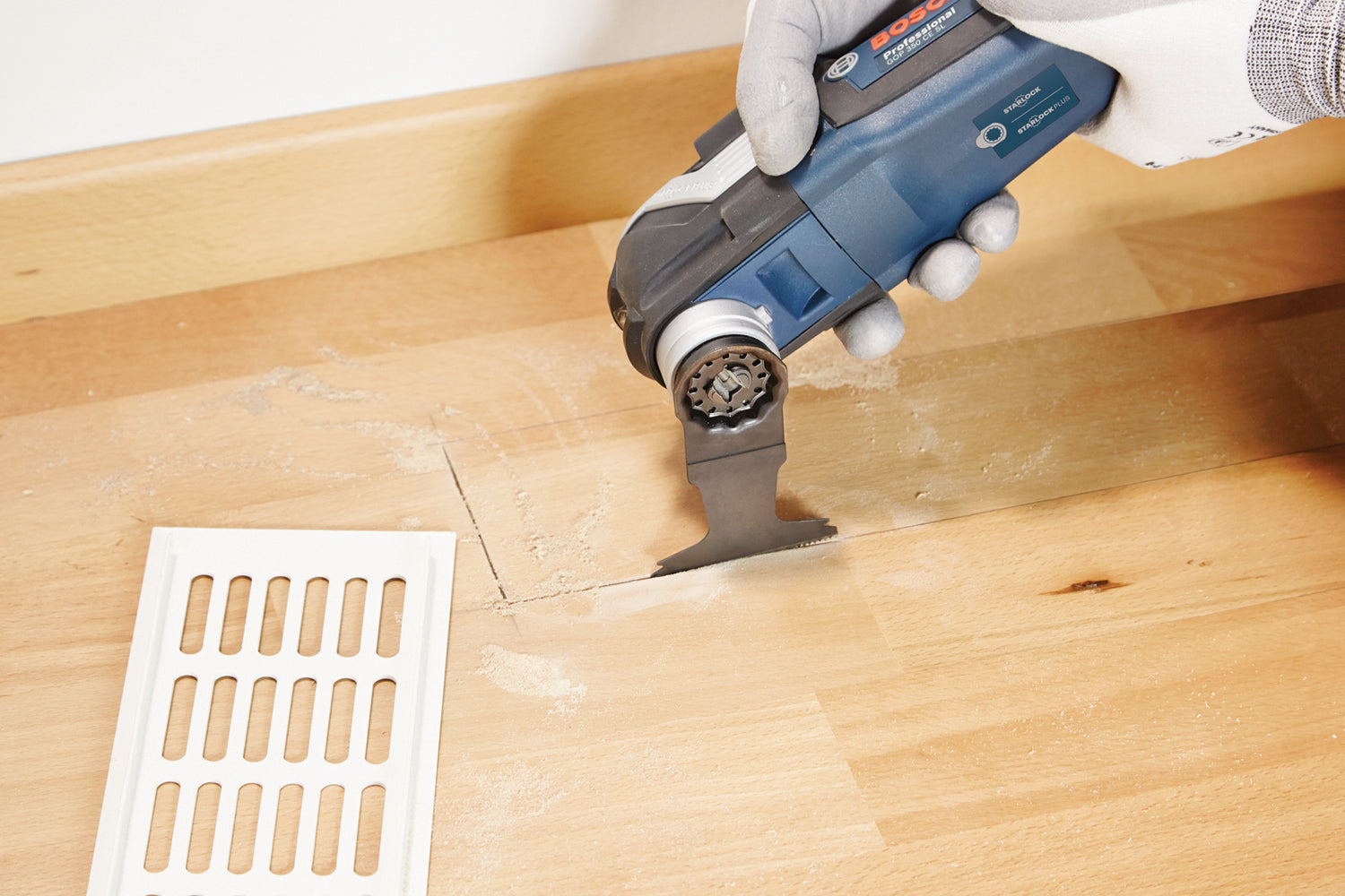 Bosch Tauchsägeblatt AII 65 APC (Starlock, für Weichholz, HCS, Curved-Tec, 65 x 40 mm)
