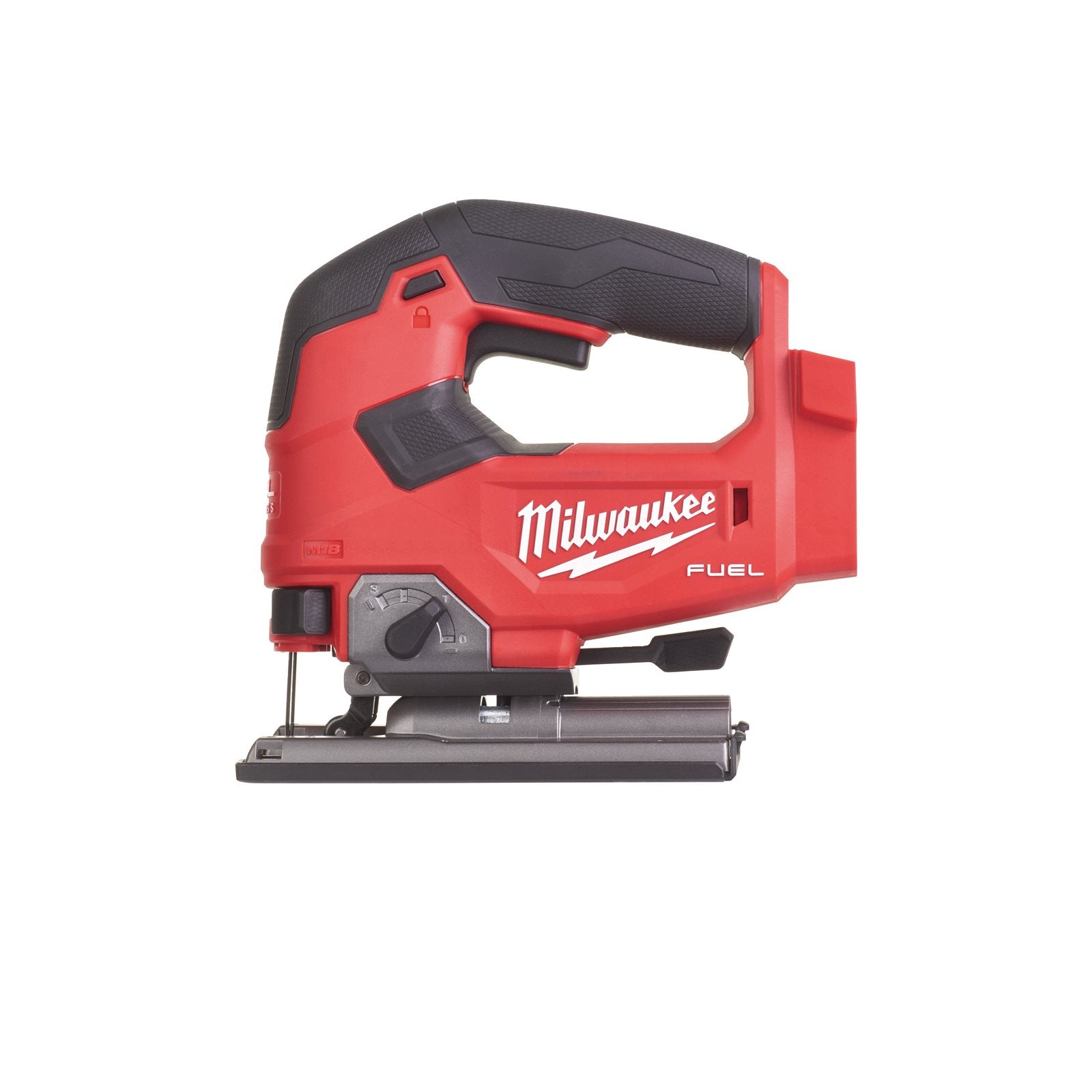 Milwaukee M18 FJS-0X Akku-Bügelgriffstichsäge (FUEL™, bis zu 32 m in 19 mm OSB, 5-stufige Pendelbewegung, ohne Akku in HD-Box)