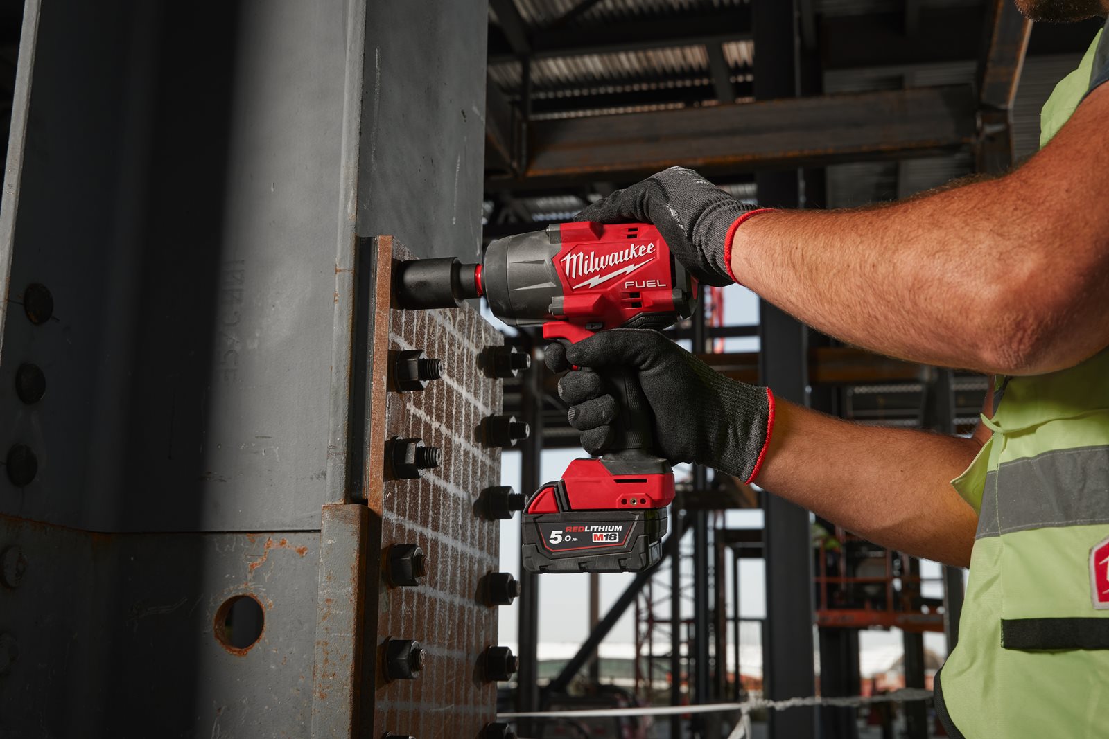 Milwaukee M18 FHIW2F12-0X Akku-Schlagschrauber (Drehmoment: 1491 Nm, Drehmoment: 0 - 2000 U/min, FUEL™, 1/2"-Vierkant, ohne Akku in HD-Box)