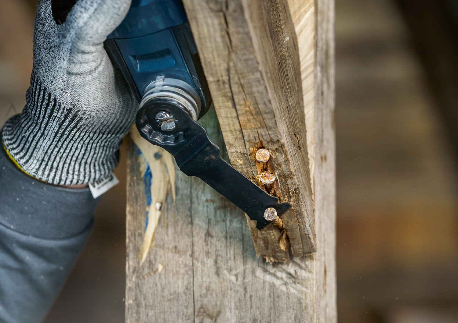 Bosch PRO Tauchsägeblatt PAIZ 32 APB (Starlock Plus, für Holz, Metall, Kunststoff, Curved-Tec, 32 x 60 mm)