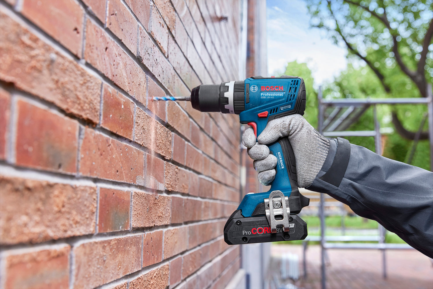 Bosch Akku-Schlagbohrschrauber GSB 18V-65 (Drehmoment: 65 Nm, 13 mm Bohrfutter, ohne Akku in L-BOXX 136)