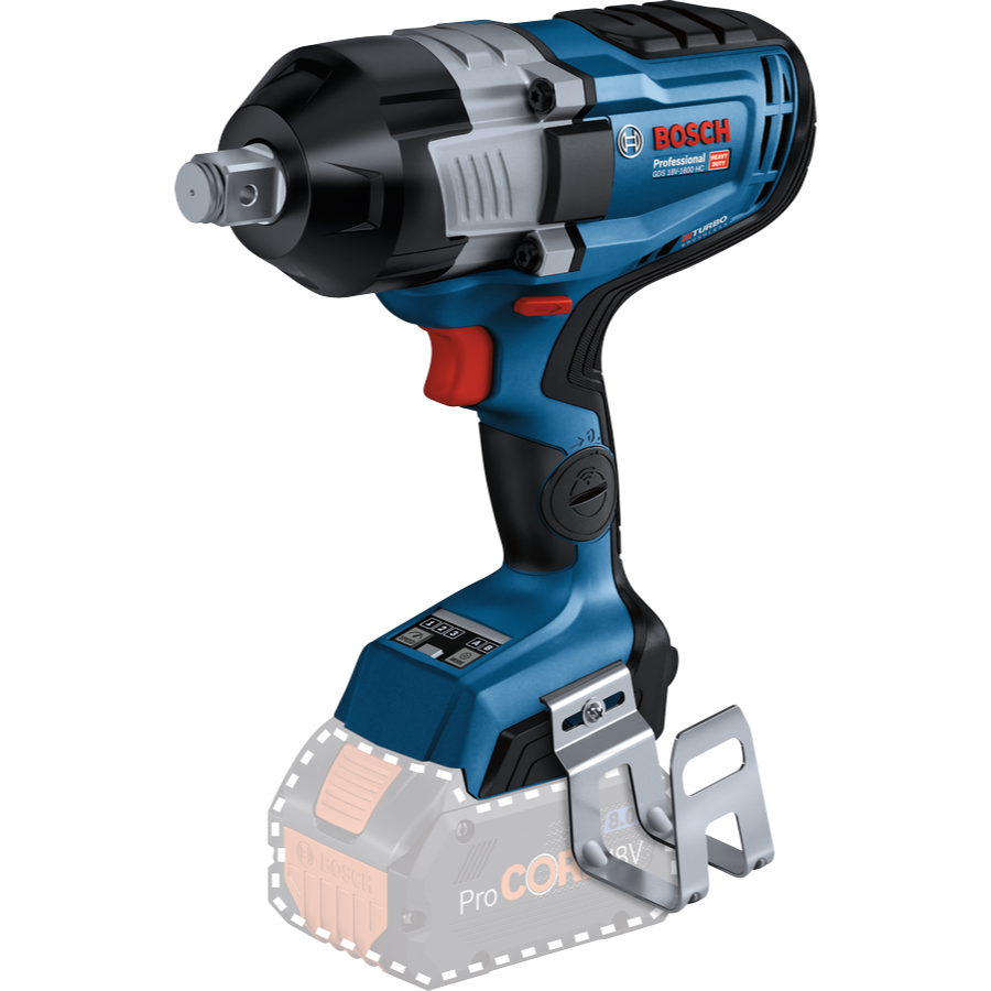 Bosch Akku-Schlagschrauber GDS 18V-1600 HC (Drehmoment: 1600 Nm, Losbrechmoment: 2200 Nm, 3/4"-Vierkant, 3 Stufen, ohne Akku im Karton)