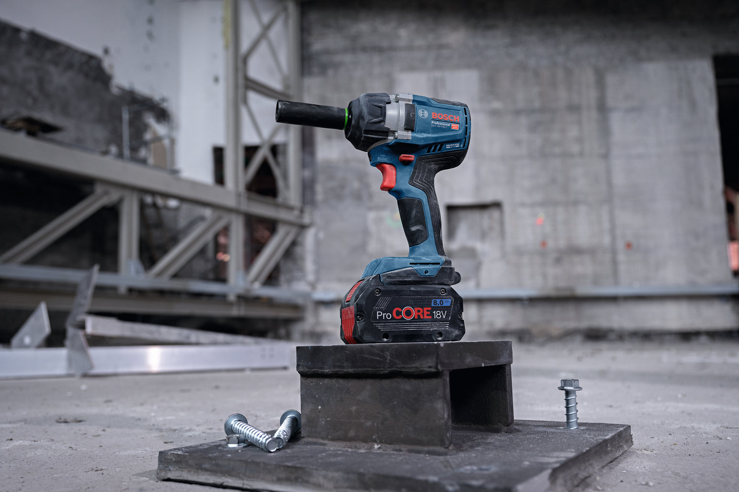 Bosch Akku-Schlagschrauber GDS 18V-750 C (Drehmoment: 750 Nm, Losbrechmoment: 1000 Nm, 1/2"-Vierkant, ohne Akku in L-BOXX 136)