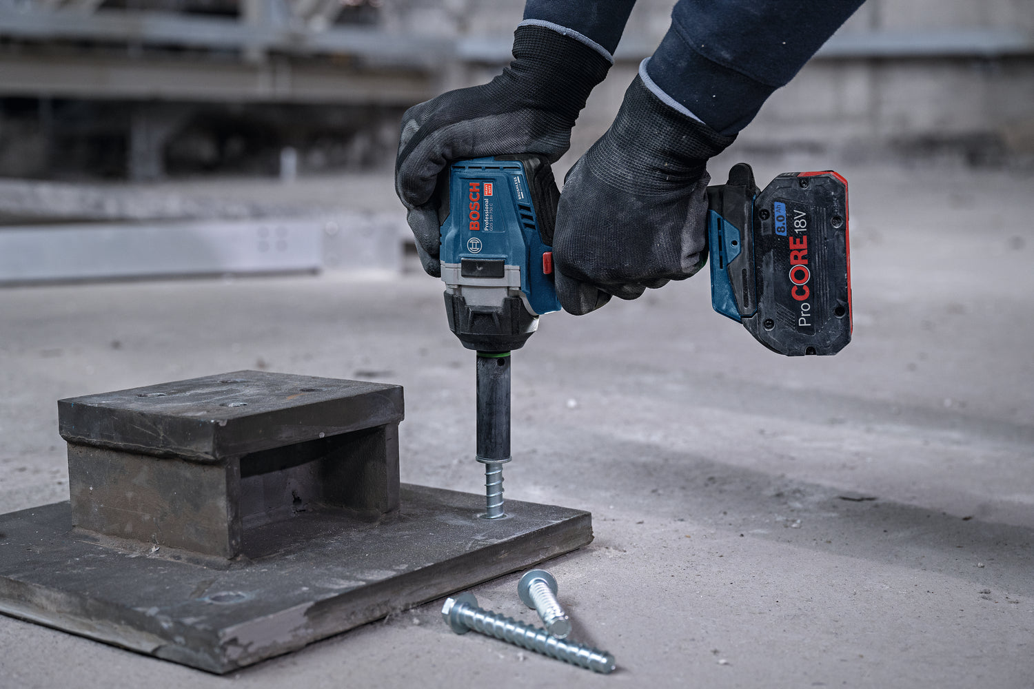 Bosch Akku-Schlagschrauber GDS 18V-750 C (Drehmoment: 750 Nm, Losbrechmoment: 1000 Nm, 1/2"-Vierkant, ohne Akku in L-BOXX 136)