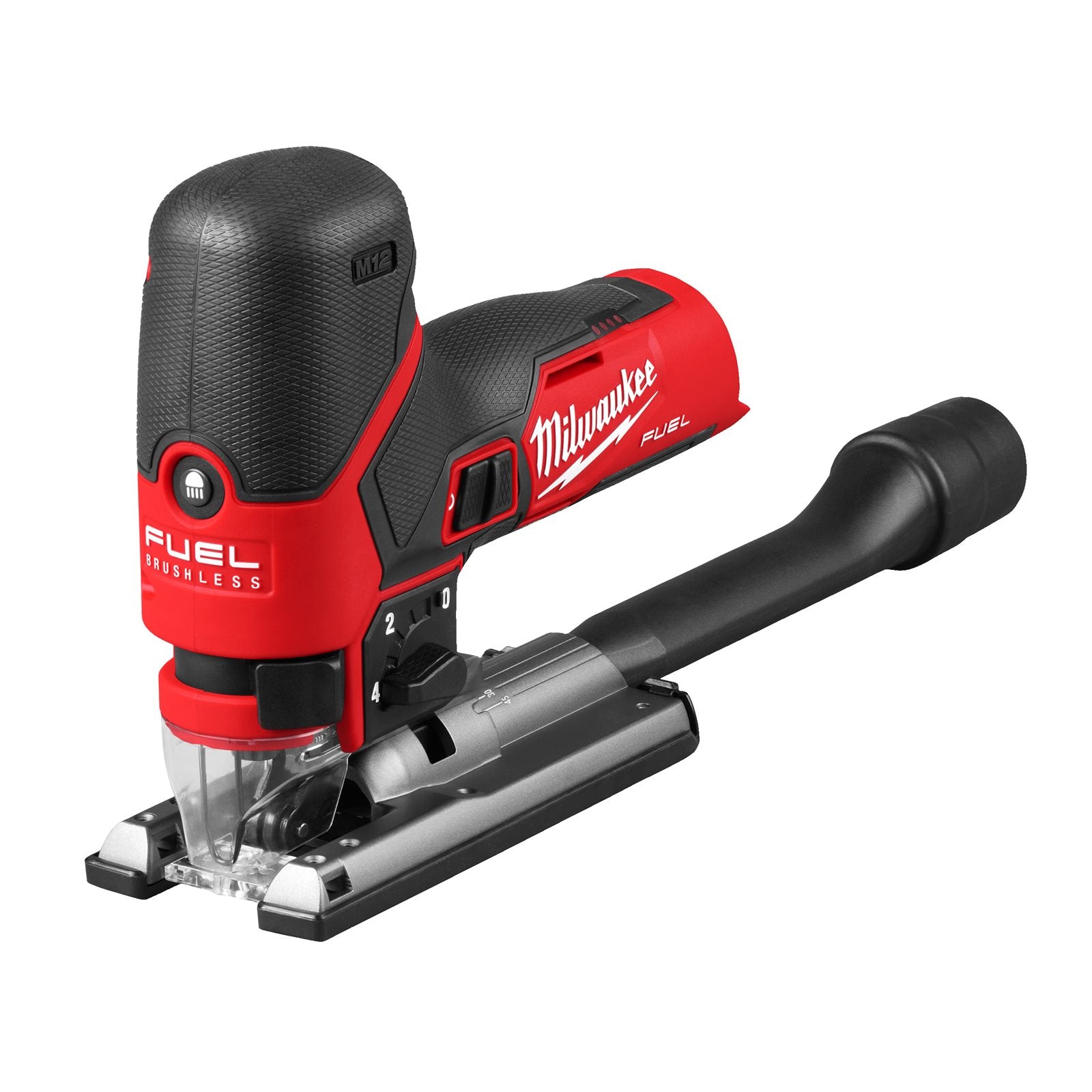 Milwaukee Akku-Stichsäge M12 FJS-0 (6 Geschwindigkeitsstufen, bis zu 24 m in 19 mm OSB, ohne Akku)