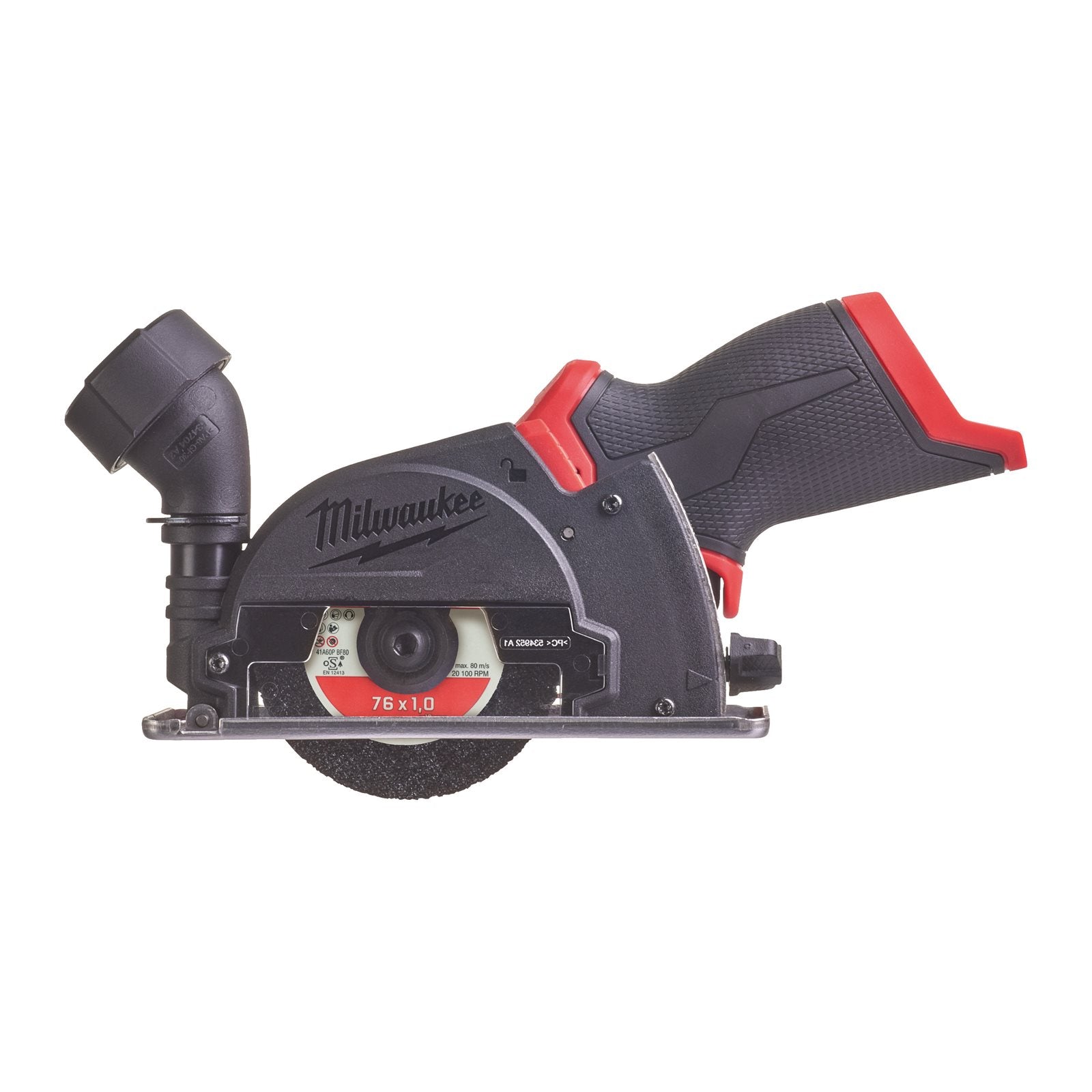 Milwaukee Akku-Multimaterialschneider M12 FCOT-0 (Scheiben-Ø: 76 mm, Drehzahl: bis 20000 U/min, ohne Akku, inkl. 3 Trennscheiben)