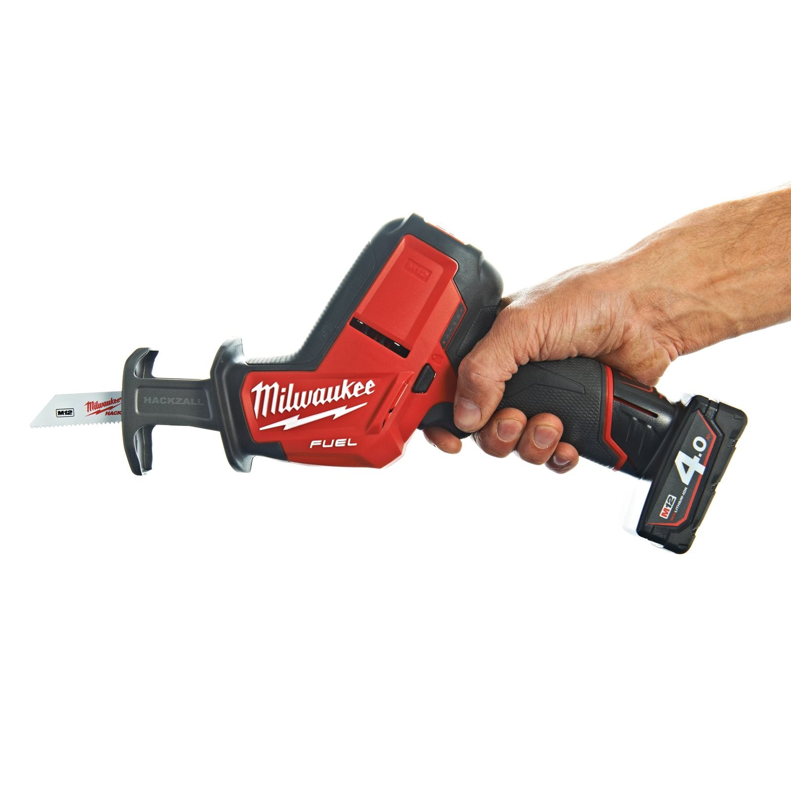 Milwaukee Akku-Säbelsäge M12 CHZ-0 (Hublänge: 15,9 mm, Hubzahl: 0 - 3000 U/min, ohne Akku)