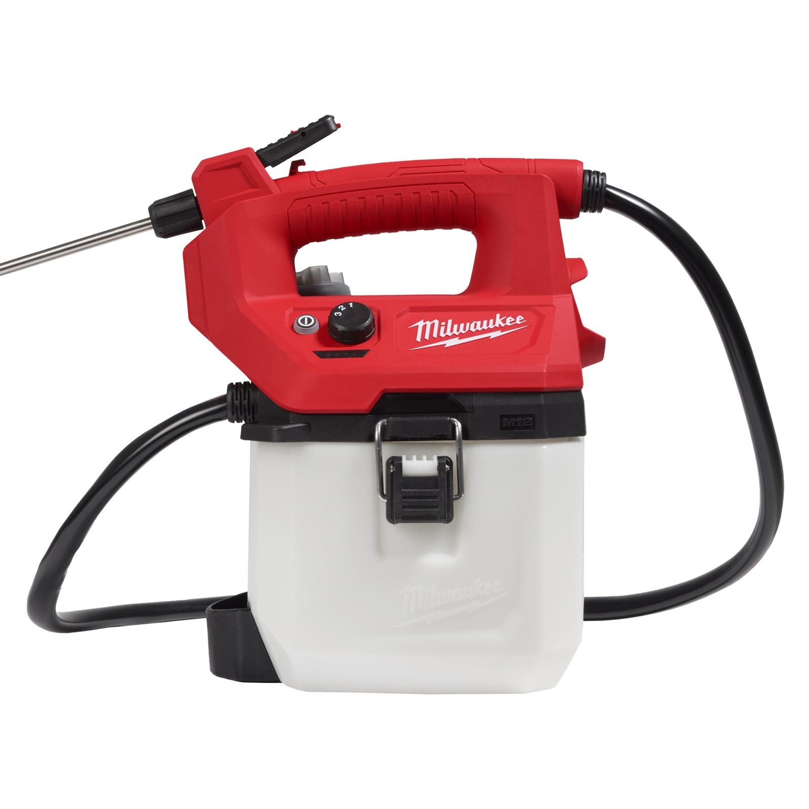 Milwaukee Akku-Chemie-Sprühgerät M12 BHCS3L-0 (Tank: 3,7 l, Druck: bis 5,5 bar, Sprühweite: 5,2 m, ohne Akku)