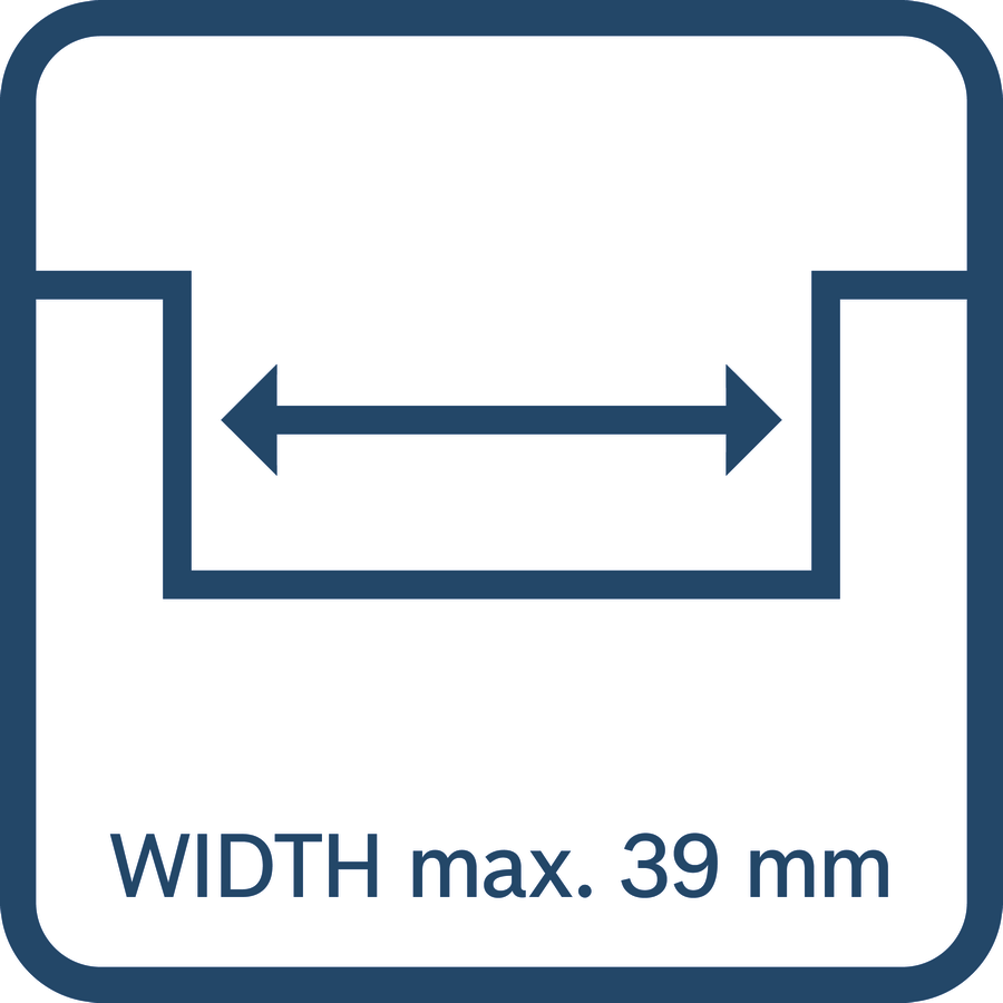 Bosch Mauernutfräse GNF 18V-40 (Einstellbare Nuttiefe: 10 - 40 mm, Schnittbreite: 2 mm - 3,9 cm, ohne Akku, inkl. 2 Trennscheiben in L-BOXX 238)