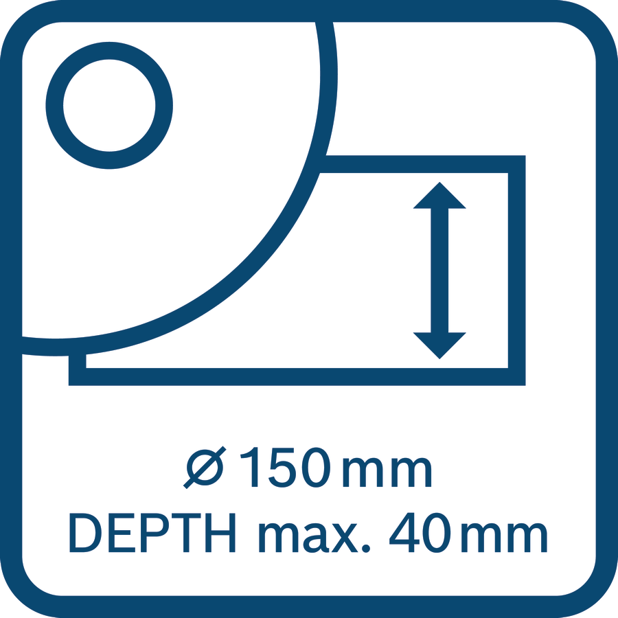 Bosch Mauernutfräse GNF 18V-40 (Einstellbare Nuttiefe: 10 - 40 mm, Schnittbreite: 2 mm - 3,9 cm, ohne Akku, inkl. 2 Trennscheiben in L-BOXX 238)