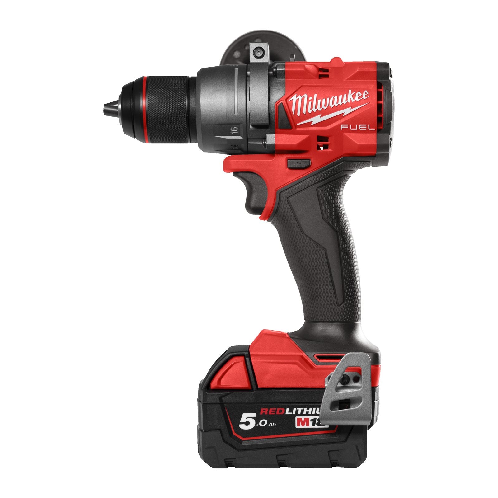 Milwaukee Akku-Schlagbohrschrauber M18 FPD3-502X (Drehmoment: 158 Nm, Bohrfutter: 13 mm, mit 2 x 5,0 Ah Akku in HD Box)