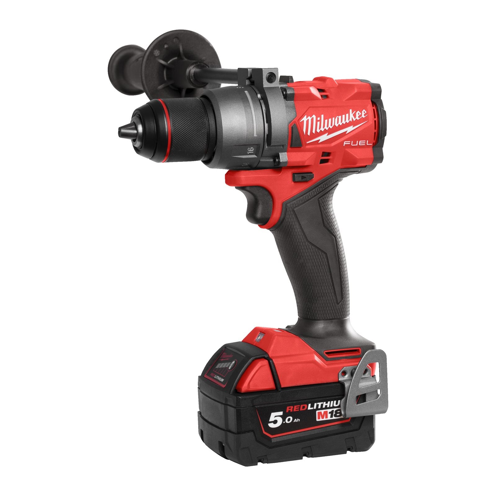 Milwaukee Akku-Schlagbohrschrauber M18 FPD3-502X (Drehmoment: 158 Nm, Bohrfutter: 13 mm, mit 2 x 5,0 Ah Akku in HD Box)