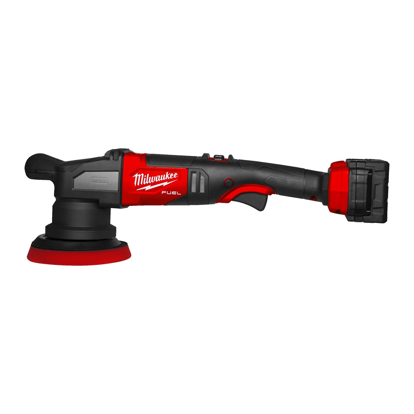 Milwaukee Akku-Exzenter-Polierer M18 FROP15-502X (Scheiben-Ø: 125 mm, Schwingkreis: 15 mm, Drehzahl: 2.650 - 5.100 U/min, mit 2 x 5,0 Ah Akku in HD Box)