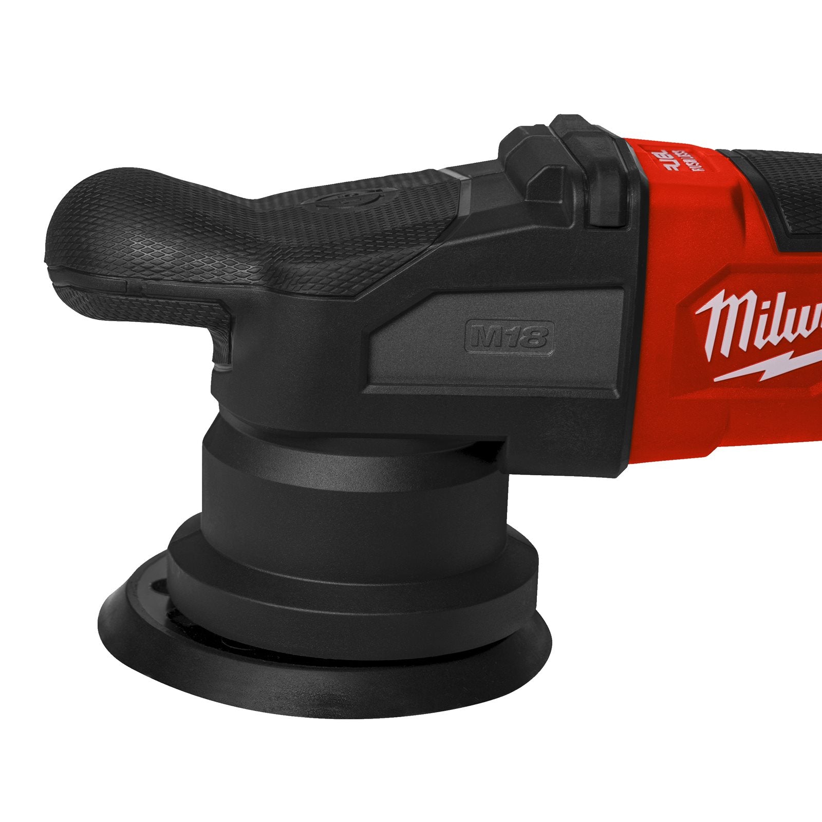 Milwaukee Akku-Exzenter-Polierer M18 FROP15-502X (Scheiben-Ø: 125 mm, Schwingkreis: 15 mm, Drehzahl: 2.650 - 5.100 U/min, mit 2 x 5,0 Ah Akku in HD Box)