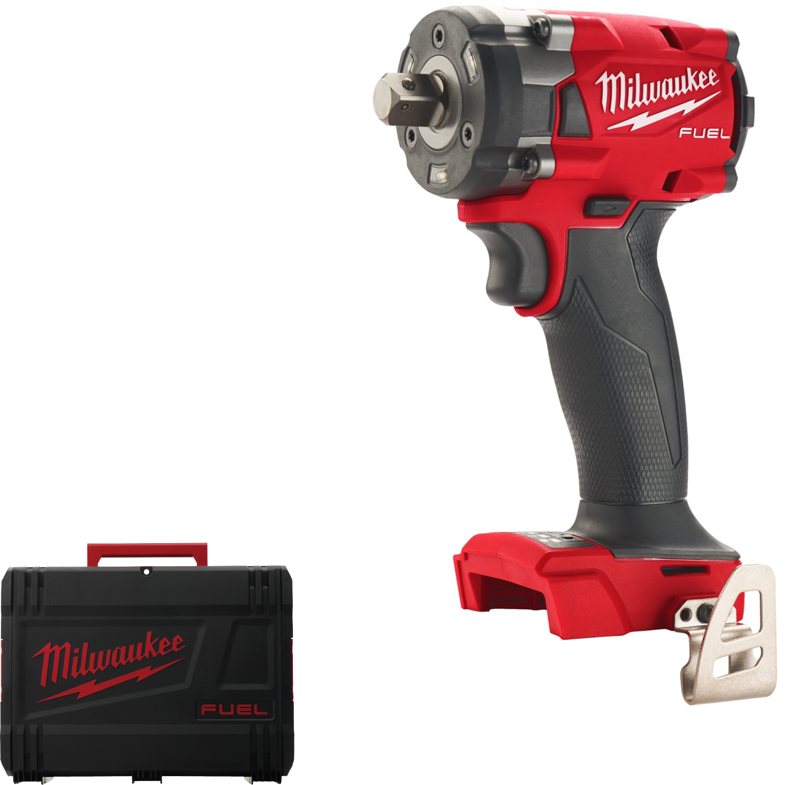 Milwaukee Akku-Schlagschrauber M18 FIW2P12-0X (Drehmoment: 339 Nm, 1/2"-Vierkant mit PIN, ohne Akku in HD Box)
