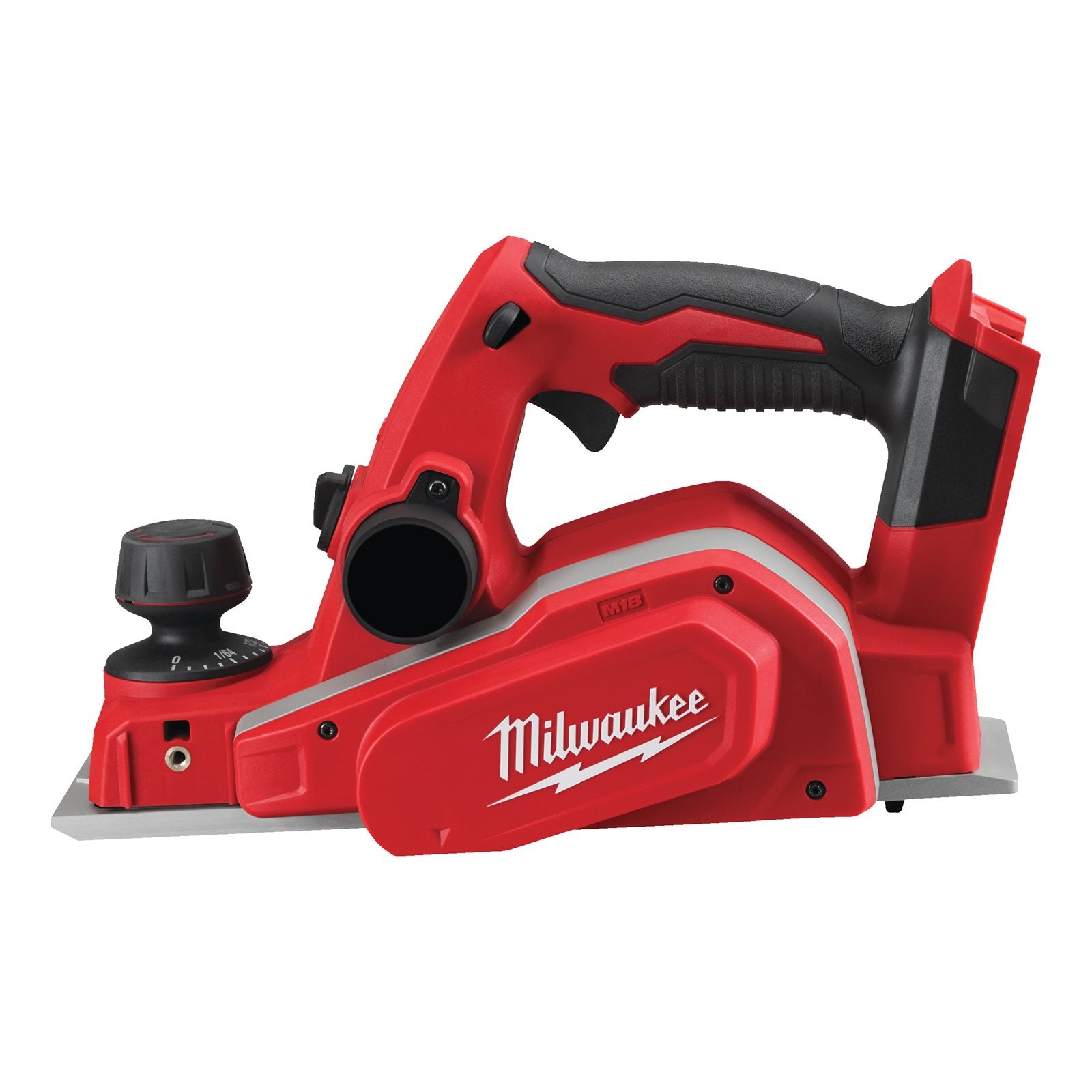 Milwaukee Akku-Hobel M18 BP-0 (Hobelbreite: 82 mm, Falztiefe: 10,7 mm, Spannabnahme: 2 mm, Drehzahl: 14000 U/min, ohne Akku)