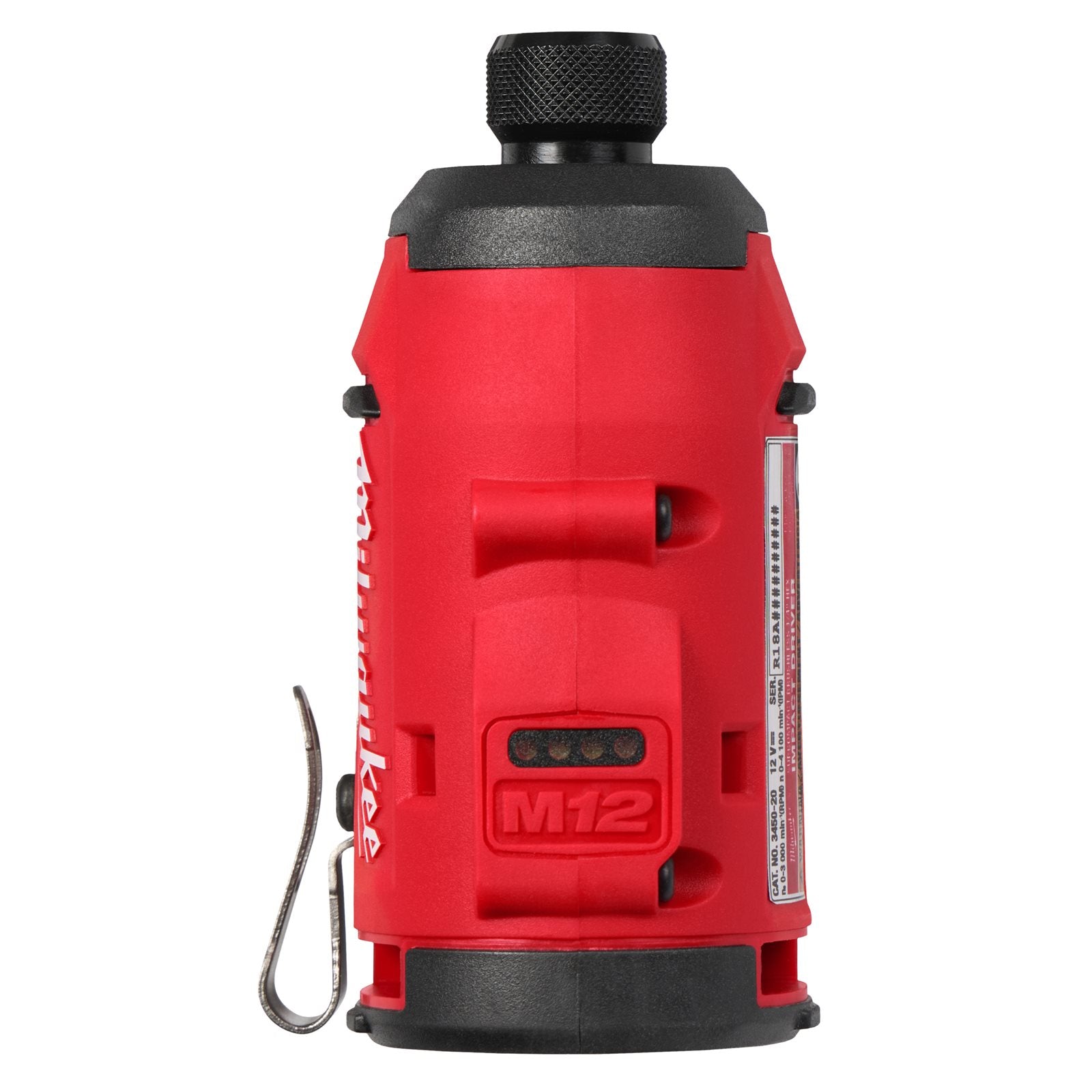 Milwaukee Akku-Schlagschrauber M12 BLIDRC-0 (Drehmoment: 124 Nm, 1/4" Hex-Futter, kompakt, bürstenlos, ohne Akku)
