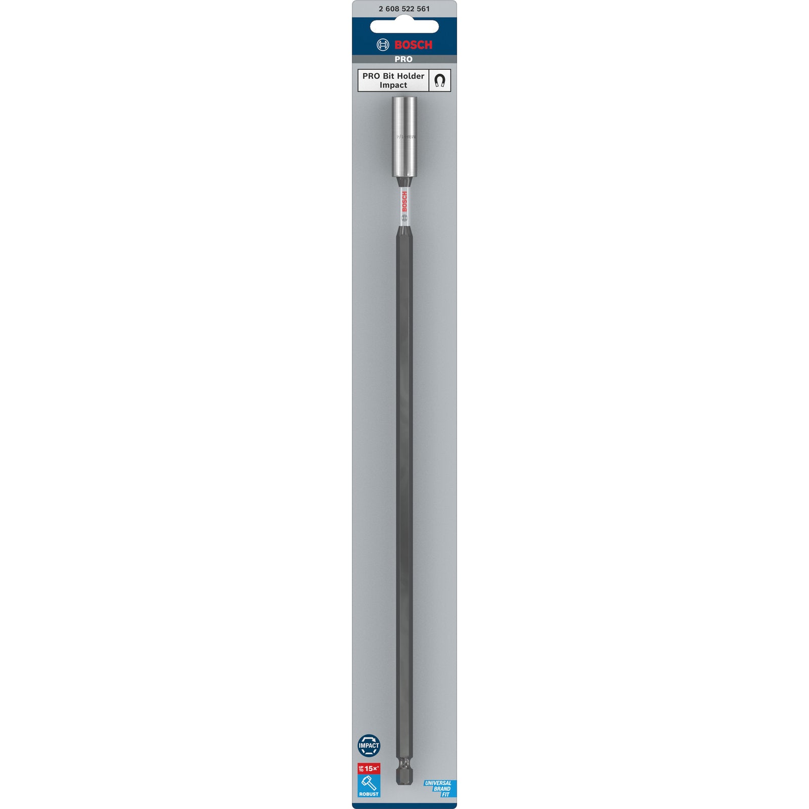 Bosch PRO Standard 1/4" Bithalter Impact 300 mm (magnetisch, geeignet für Schlagschrauber)