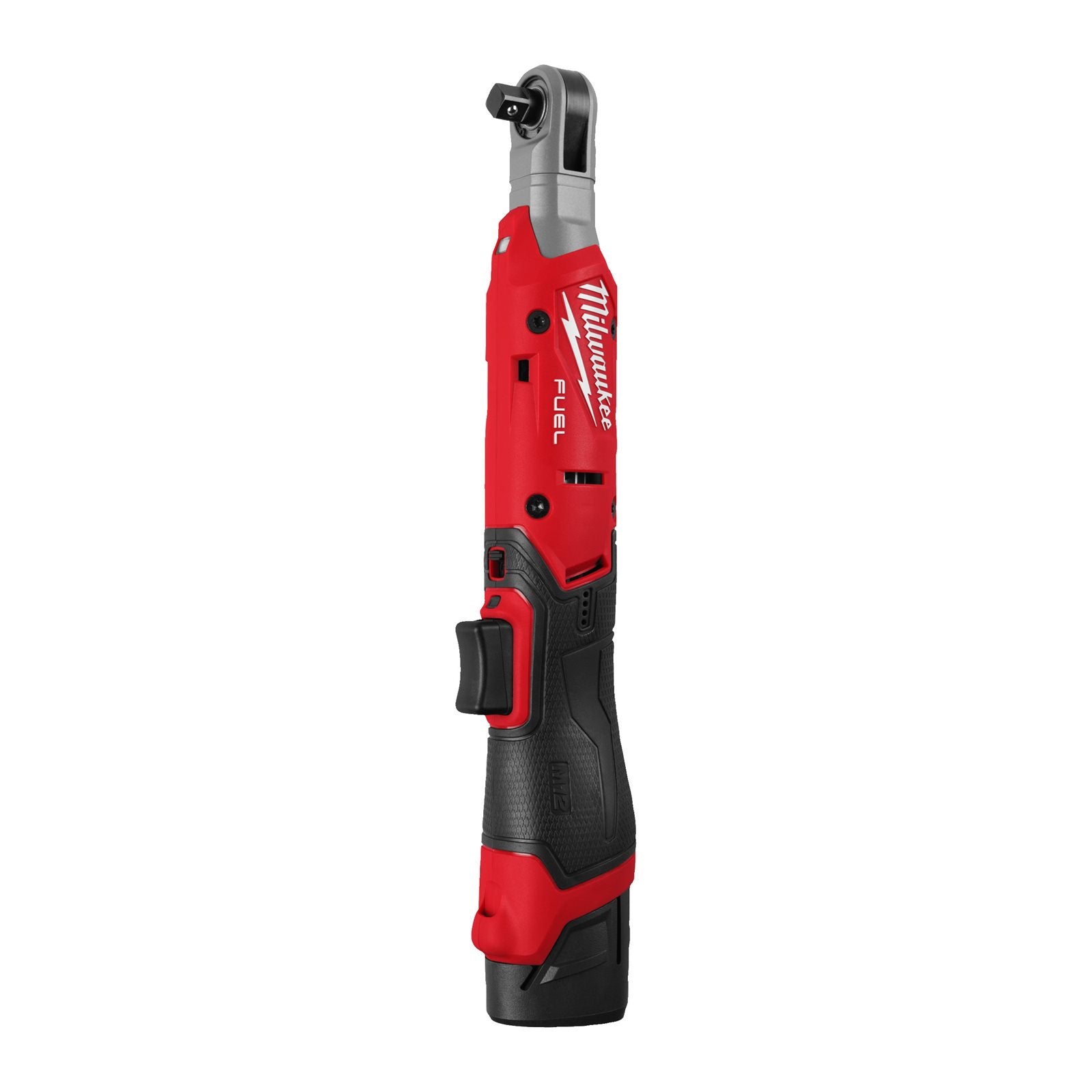 Milwaukee Akku-Ratsche M12 FIR38G2-252B (Aufnahme: 3/8"-Vierkant, Drehmoment: 95 Nm, Drehzahl: 0-400 U/min, inkl. 2 x 2,5 Ah Akku in Tasche)
