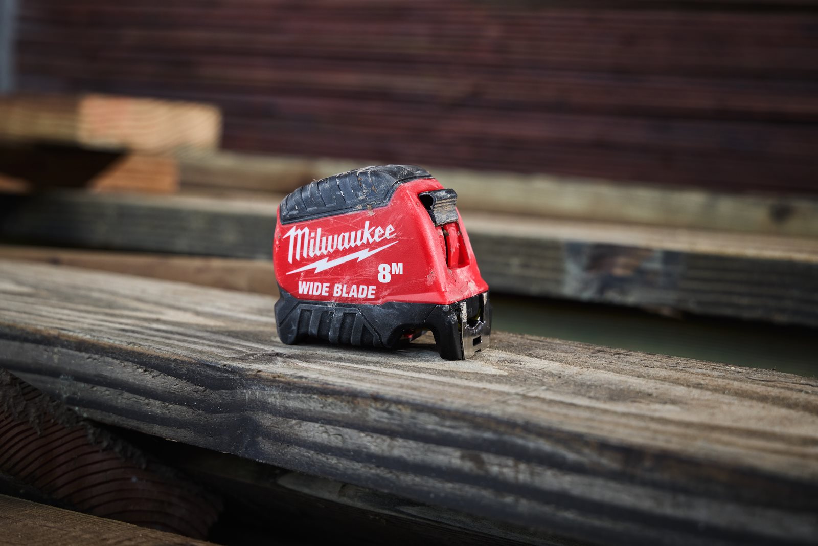 Milwaukee Premium-Bandmaß breit 5 m (35 mm breites Band, Architektenskala, nicht magnetisch, GEN III)