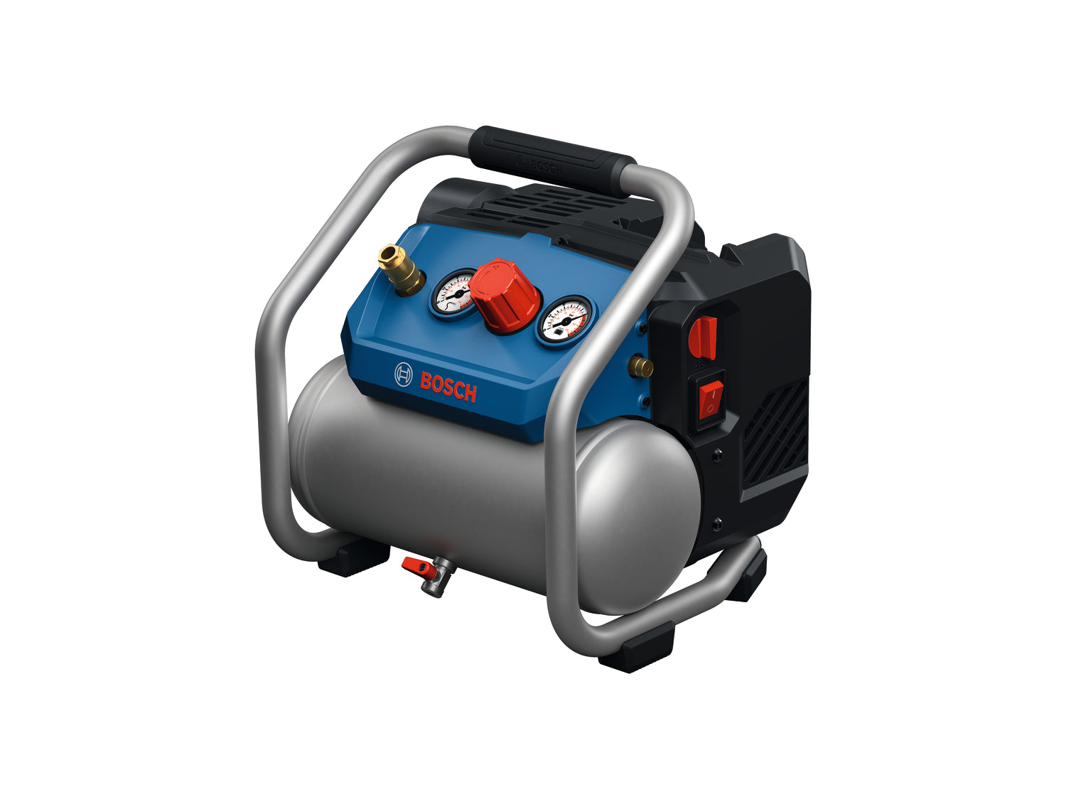Bosch PRO Akku-Kompressor GKO18V-51 (Max. Druck: 8 bar, Ölfrei, 2 Druckeinstellungen, Füllmenge: 4,5 l, ohne Akku)