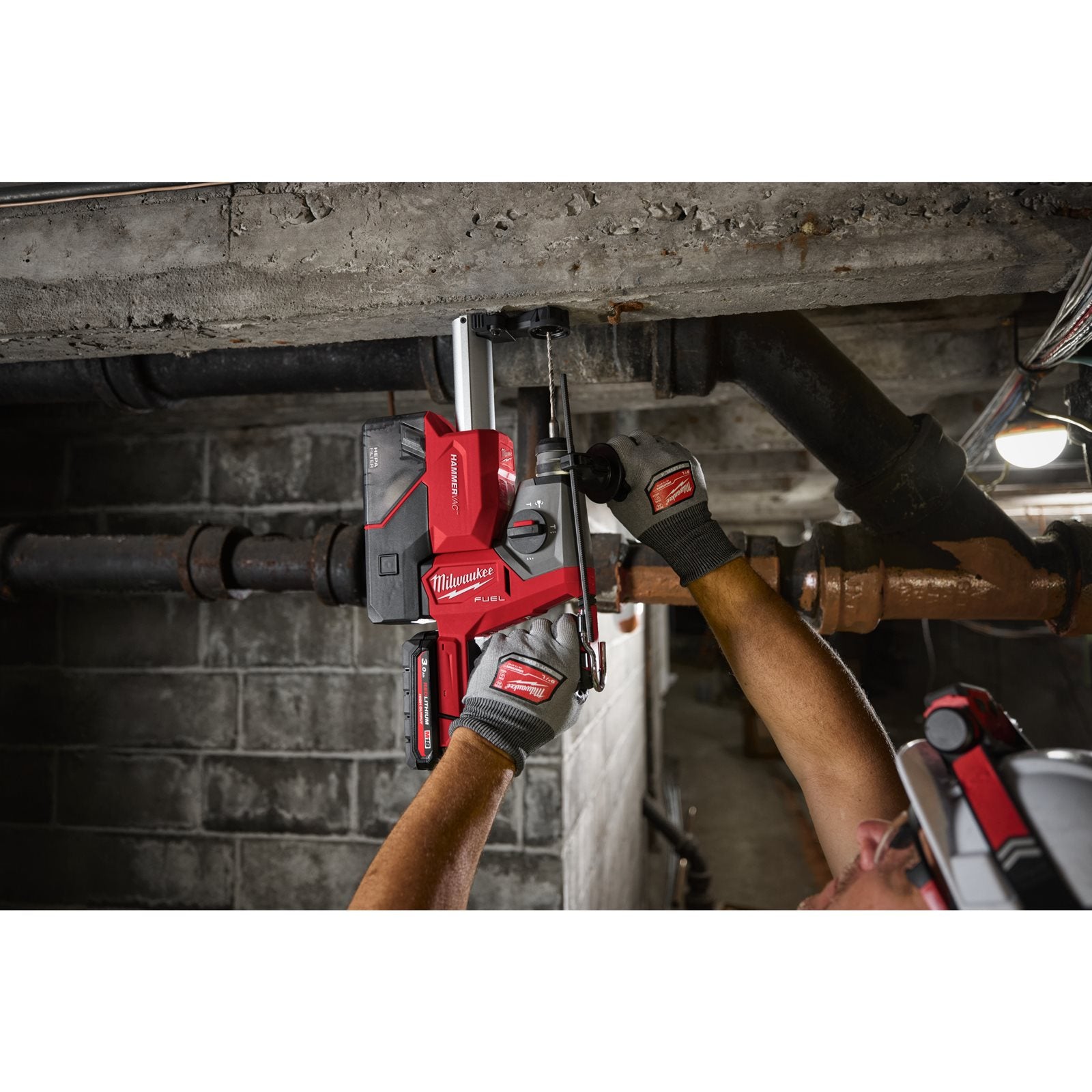 Milwaukee Akku-Kombihammer M18 FHAC16-0X (Aufnahme: SDS plus, Schlagenergie: 1,7 J, Optimiert für Bohr-Ø: 5 - 12 mm, ohne Akku, in HD Box)